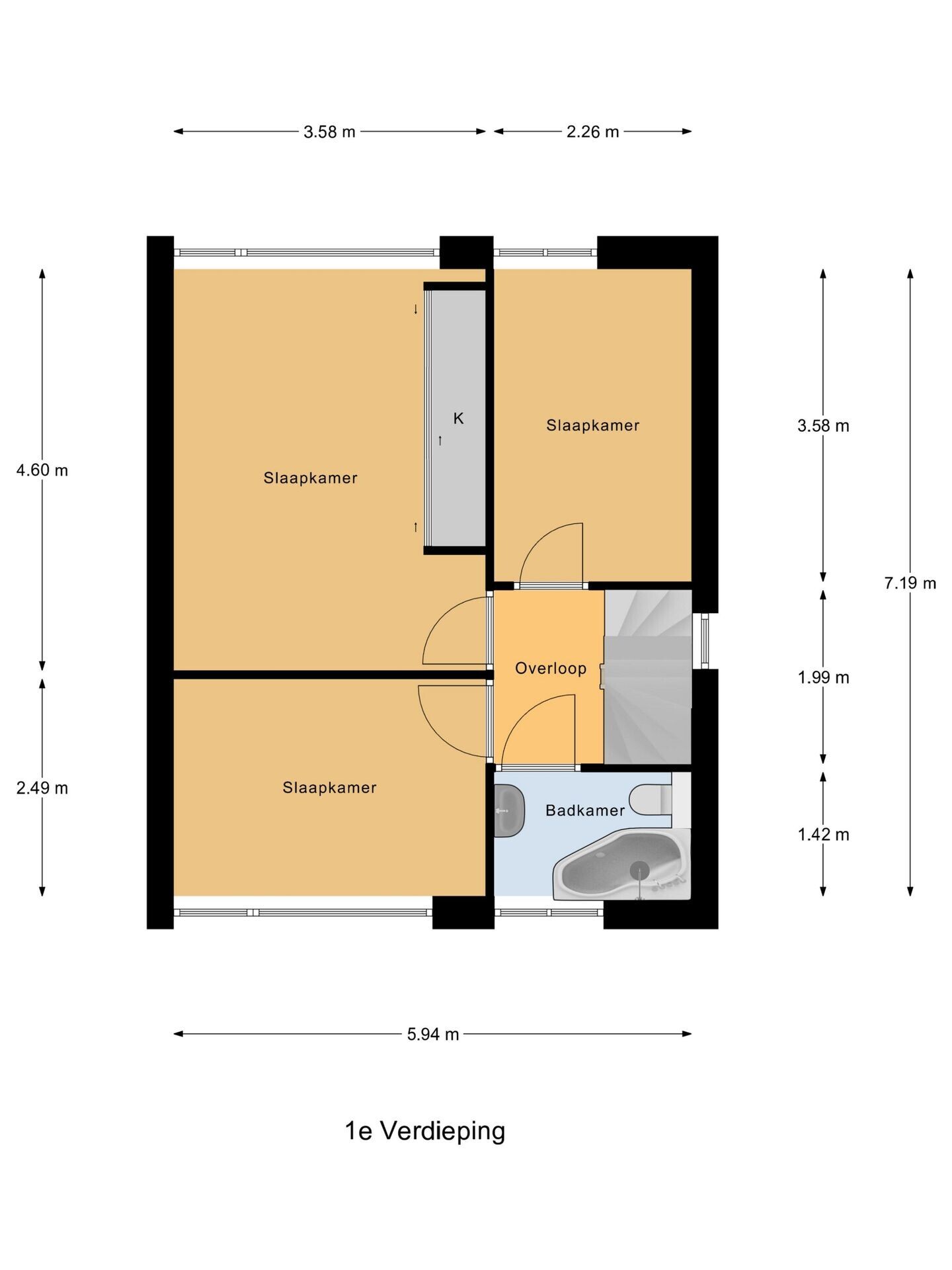 Tussenwoning te koop: Strausslaan 38, Vlijmen