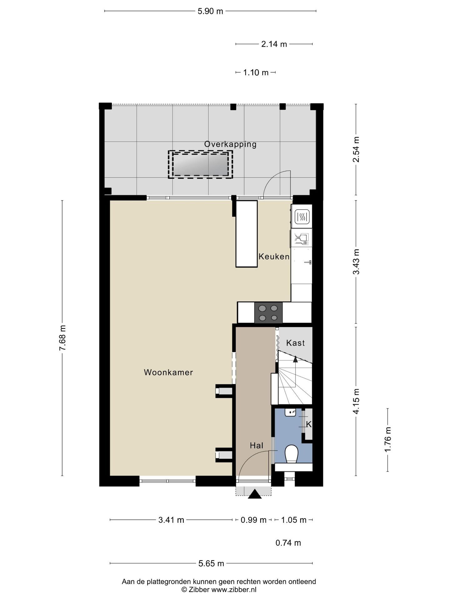 Tussenwoning te koop: Ruyllaan 5, Grave