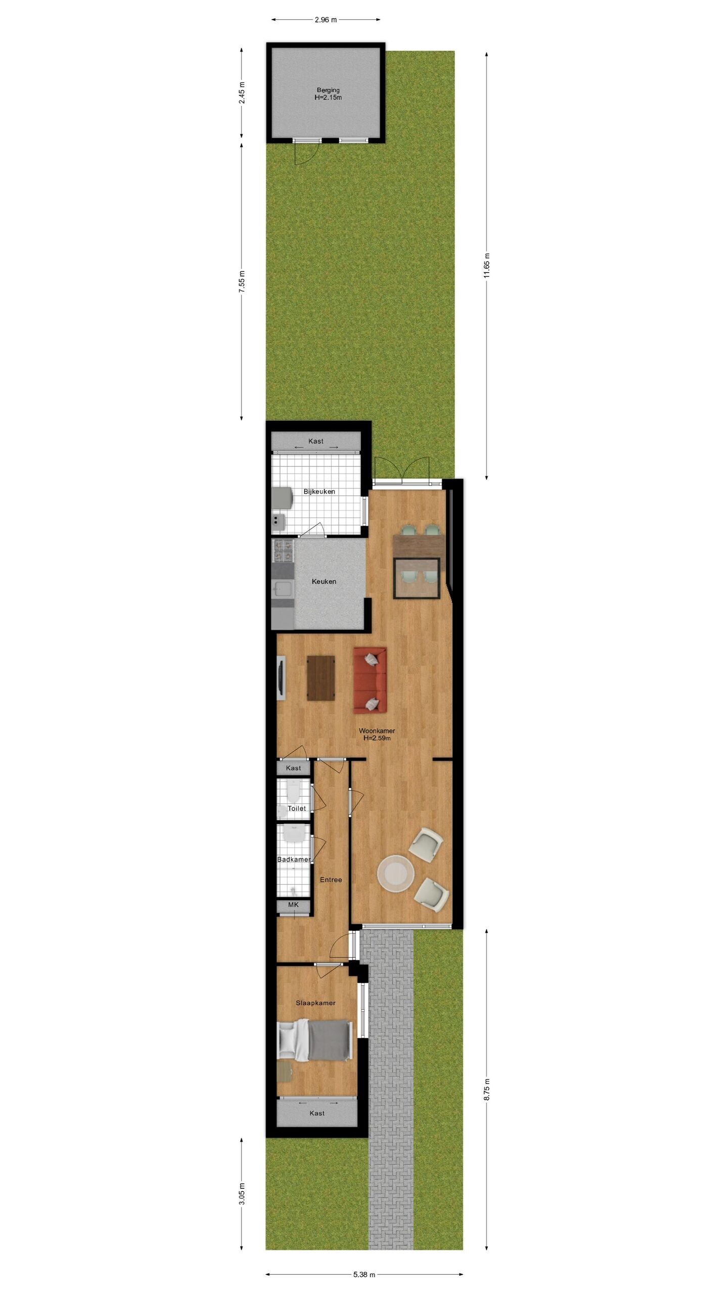Tussenwoning te koop: Korhoenderveld 207, Cuijk