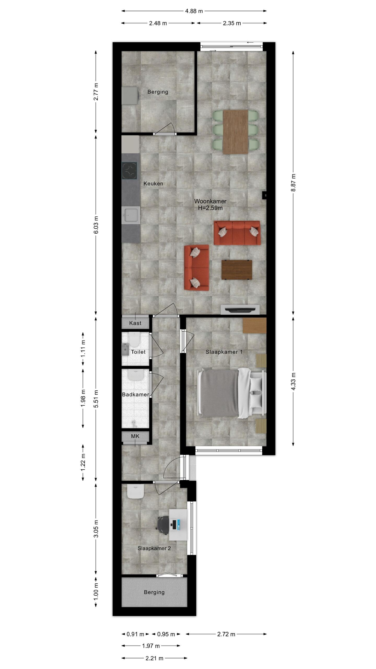 Tussenwoning te koop: Korhoenderveld 239, Cuijk