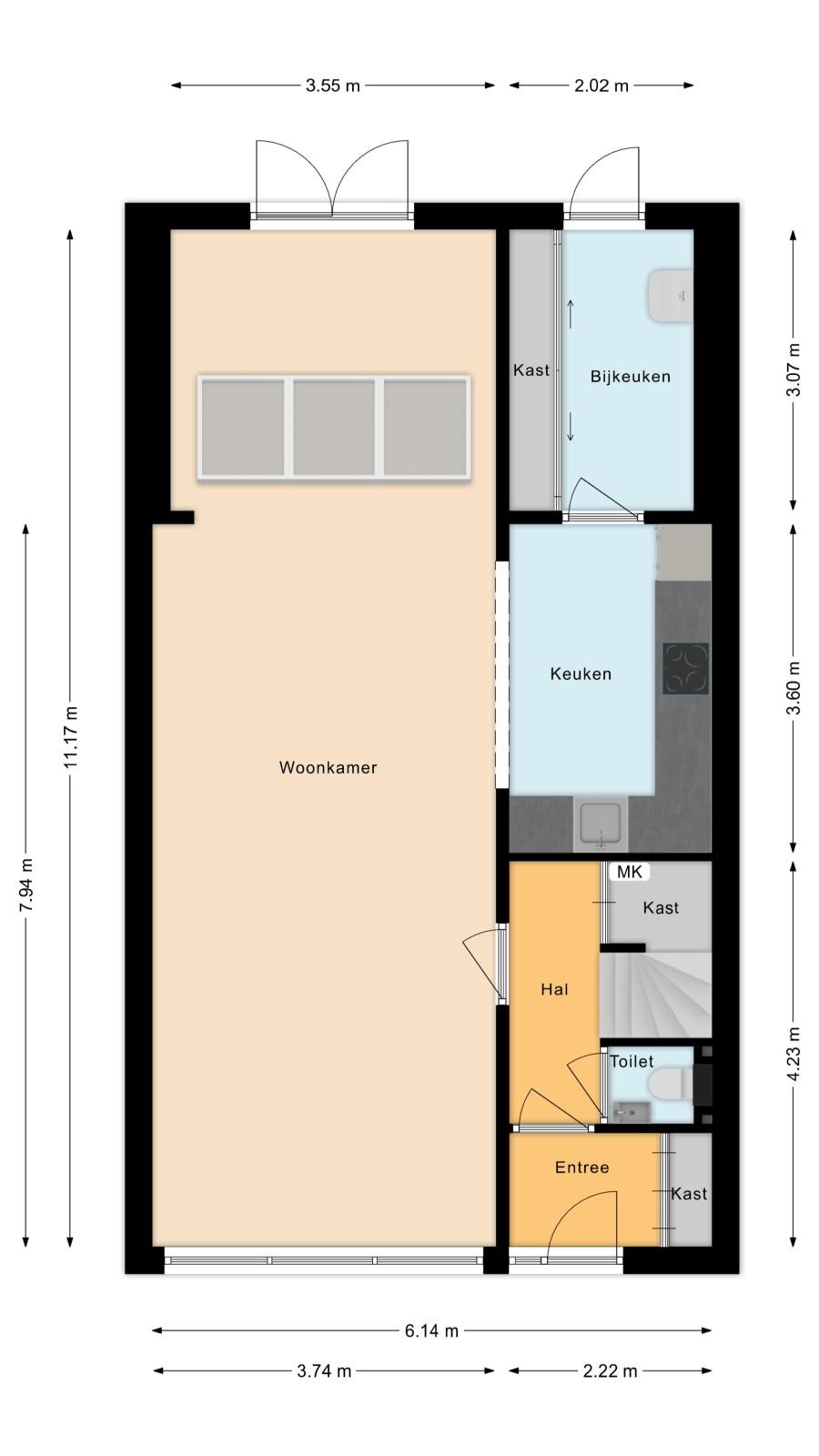 Tussenwoning te koop: Wolgastraat 24, Veghel