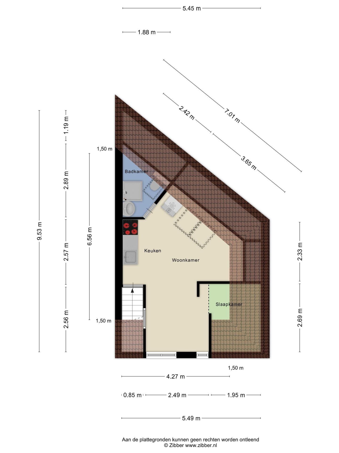 Studio te koop: Rubensstraat 2A, Eindhoven
