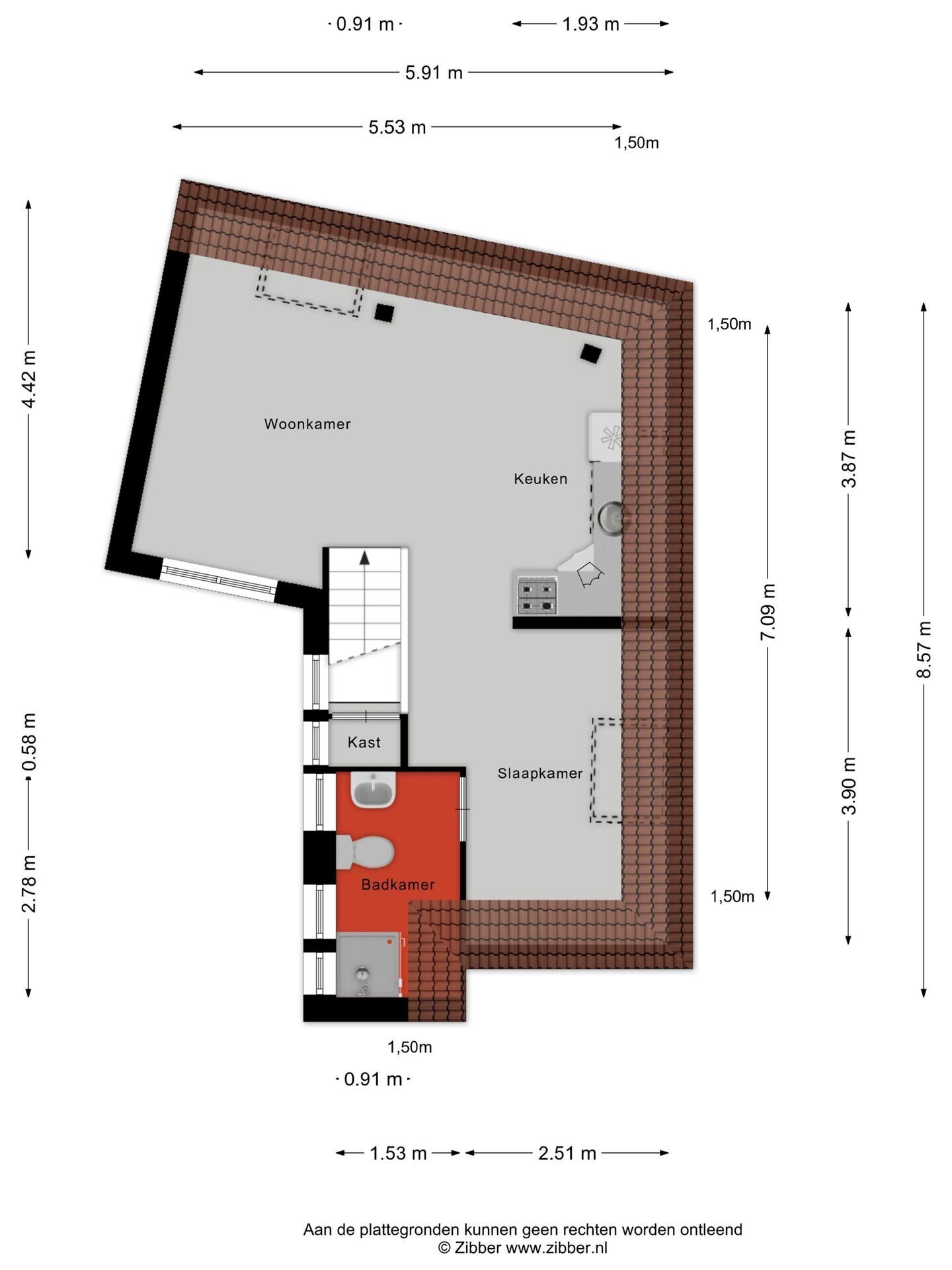 Studio te koop: Pastoor van Arslaan 1C, Eindhoven