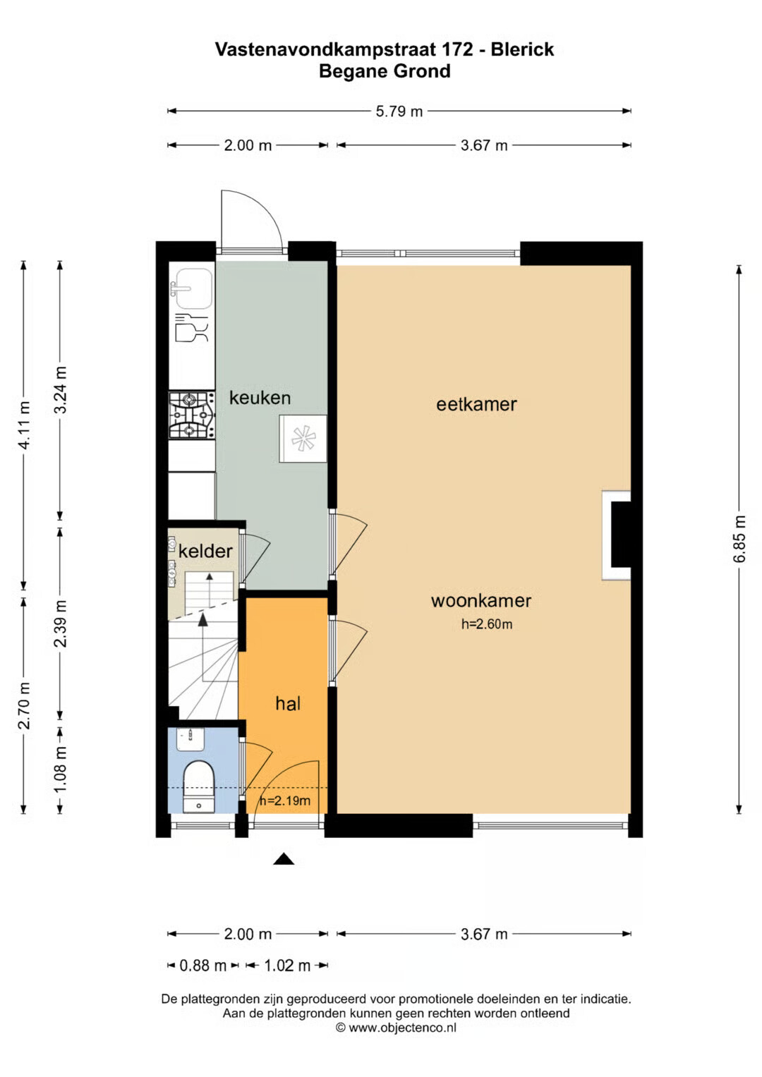 Tussenwoning te koop: Vastenavondkampstraat 172, Venlo