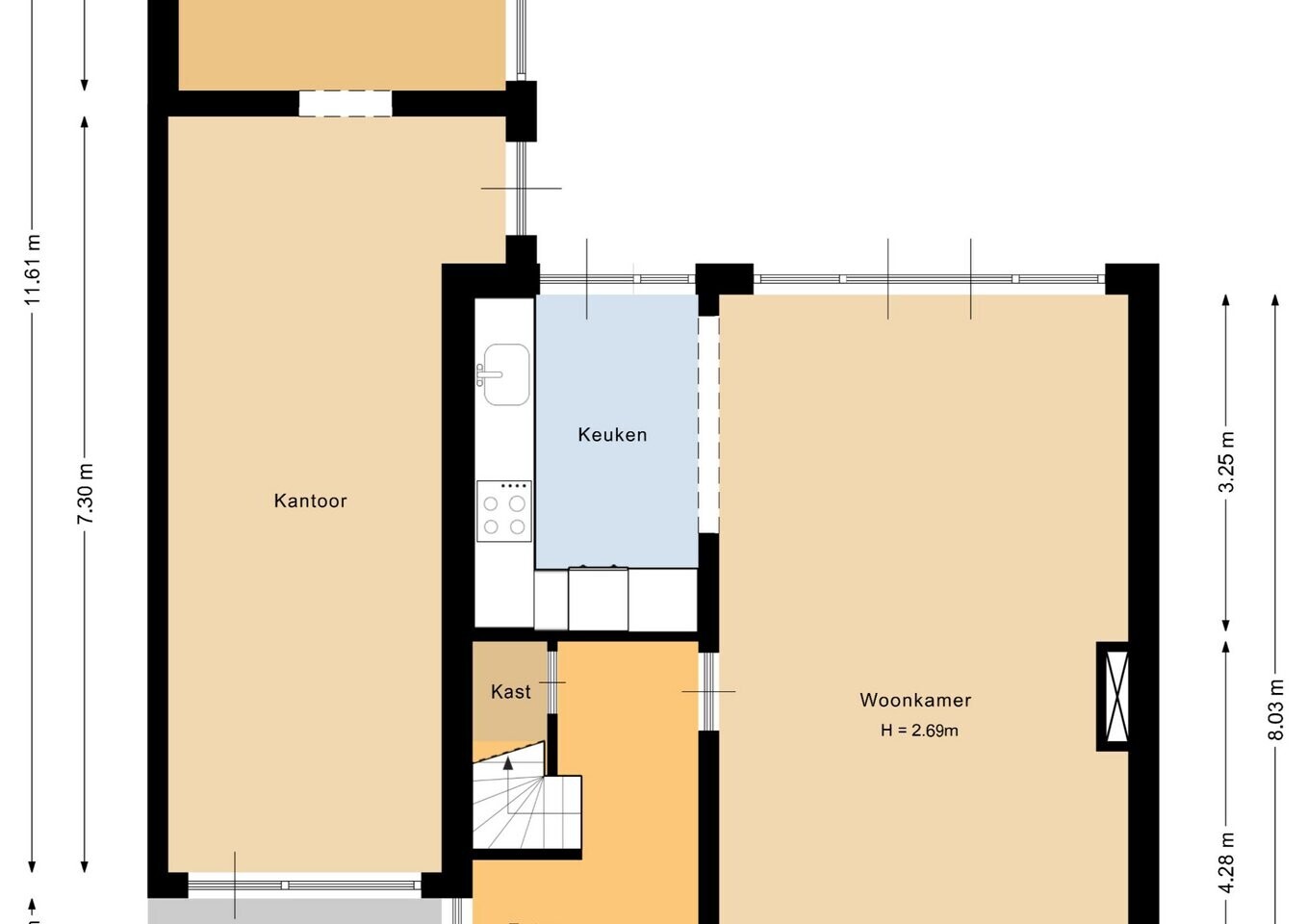 Tussenwoning te koop: Kasteellaan 40A, Tegelen