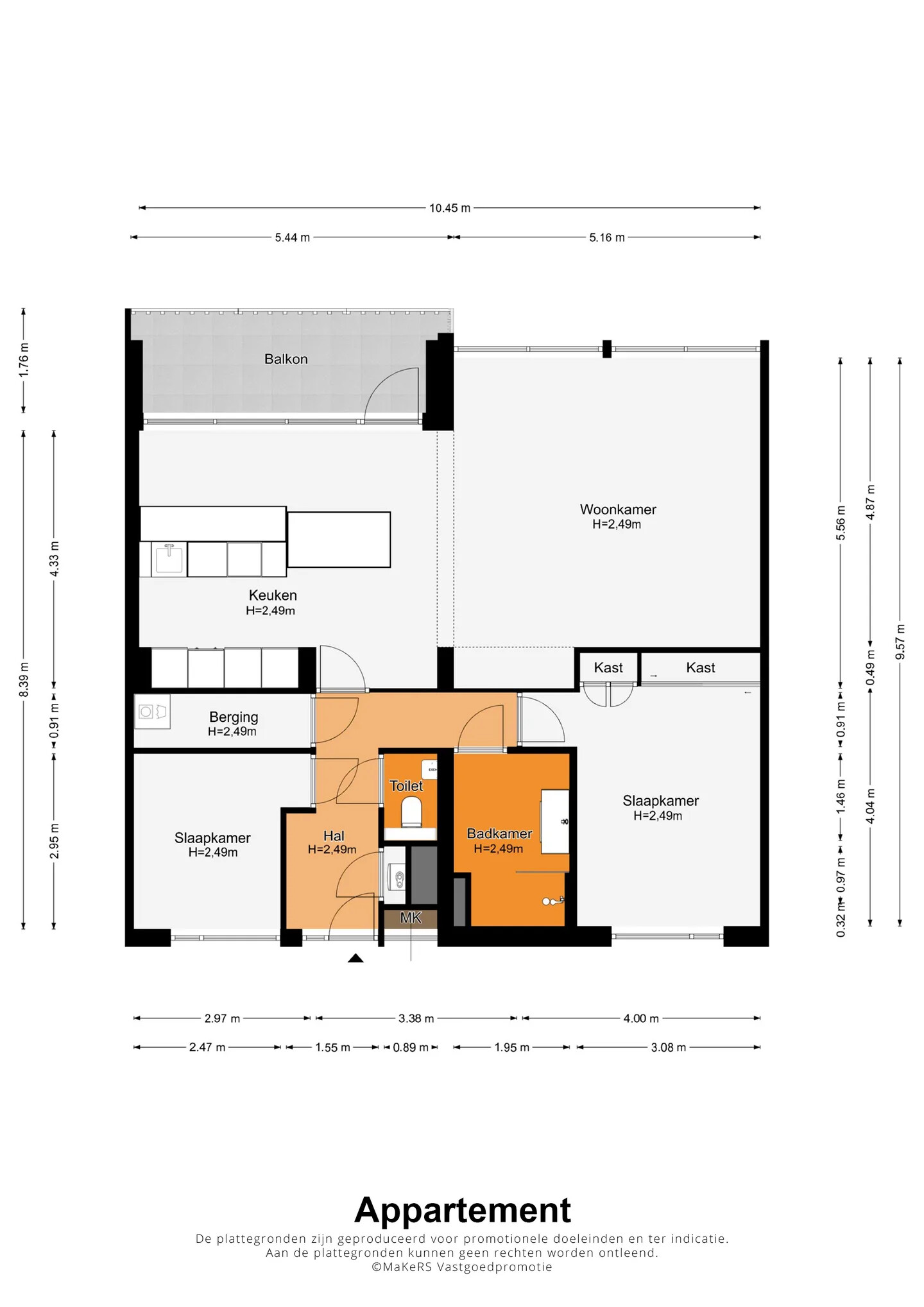 Appartement te koop: Maasboulevard 6C, Maastricht
