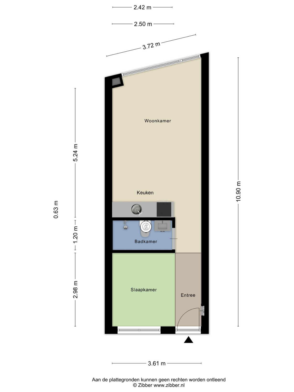 Studio te koop: Scheidemakershof 39E, Nijmegen