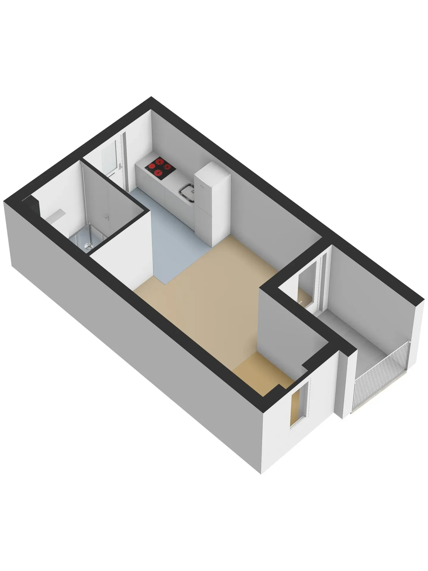 Studio te koop: Ziekerstraat 10D, Nijmegen