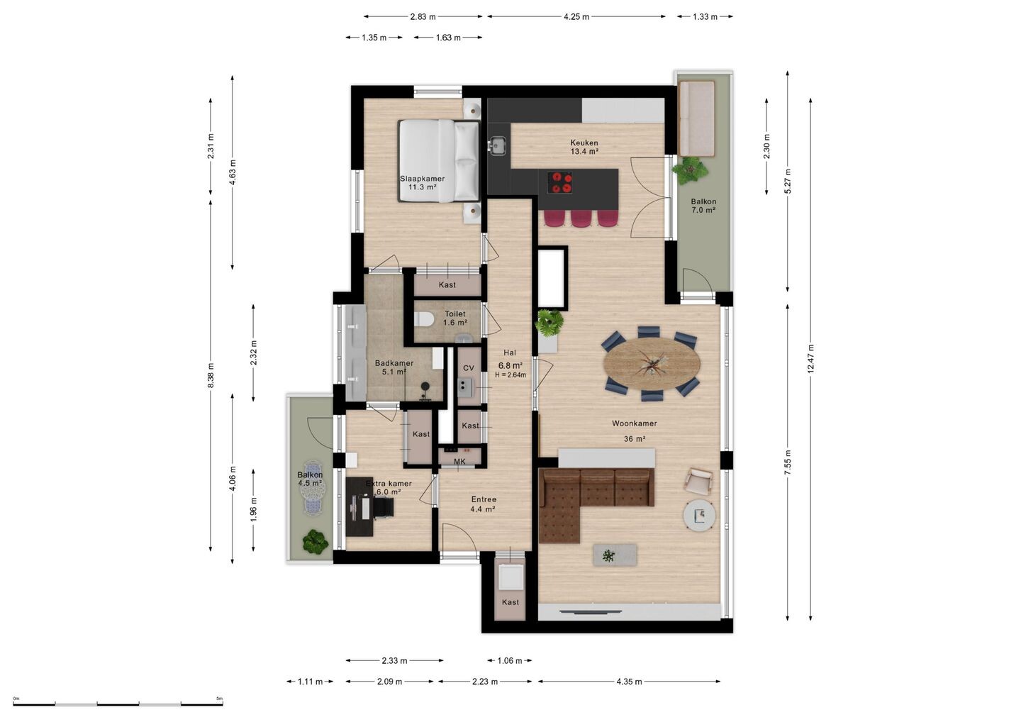 Appartement te koop: Jansbuitensingel 33-3, Arnhem