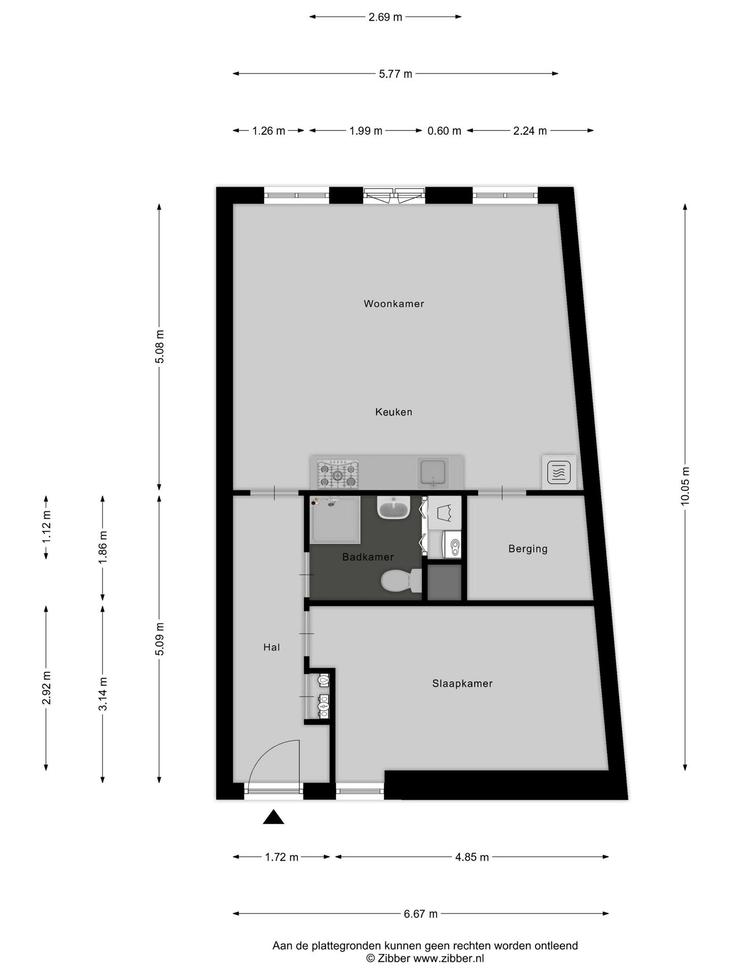 Appartement te koop: Klarestraat 2-6, Arnhem