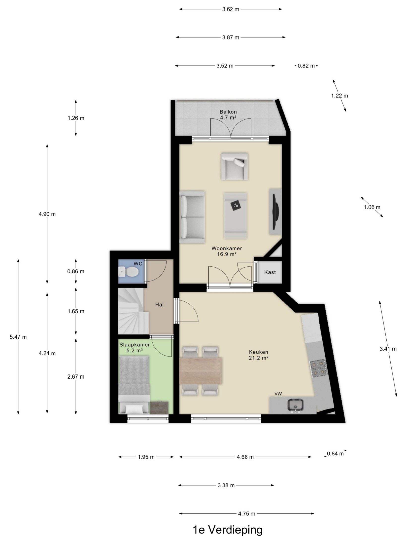 Appartement te koop: Noordelijke Parallelweg 134, Arnhem