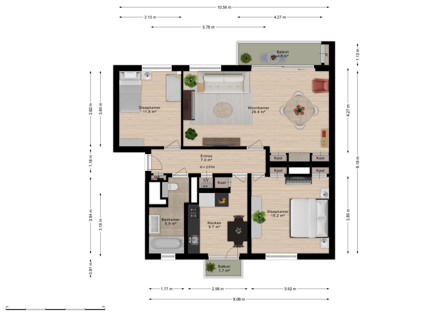 Appartement te koop: Gabriëlstraat 57-4, Arnhem