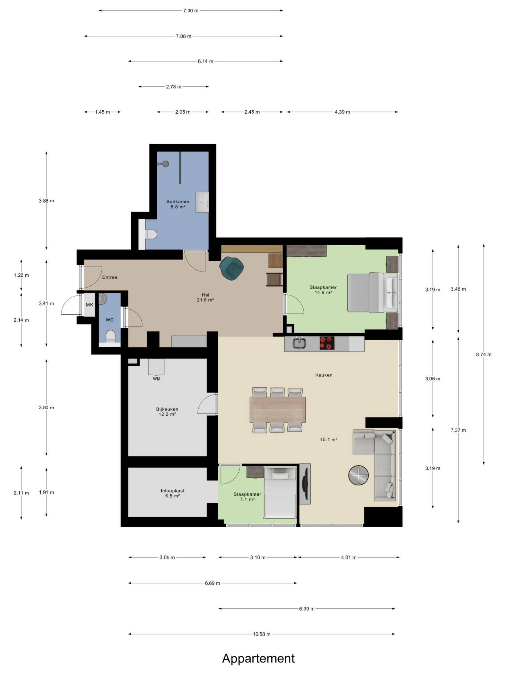 Appartement te koop: Velperweg 47-1302, Arnhem