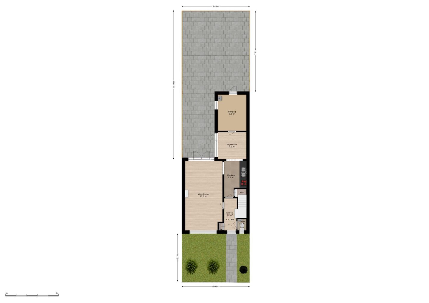 Tussenwoning te koop: Middachtensingel 25, Arnhem