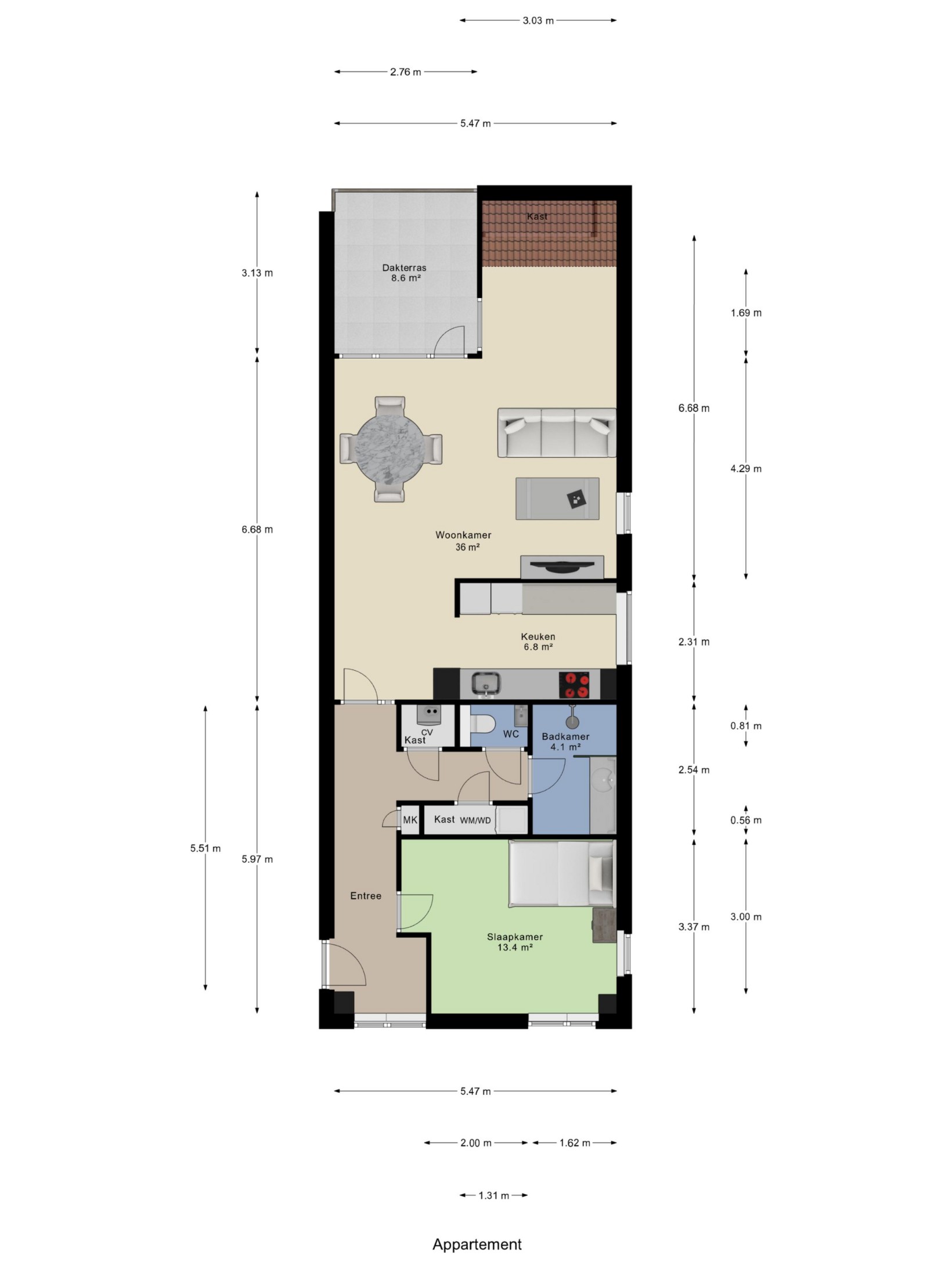 Appartement te koop: Groningensingel 1161, Arnhem