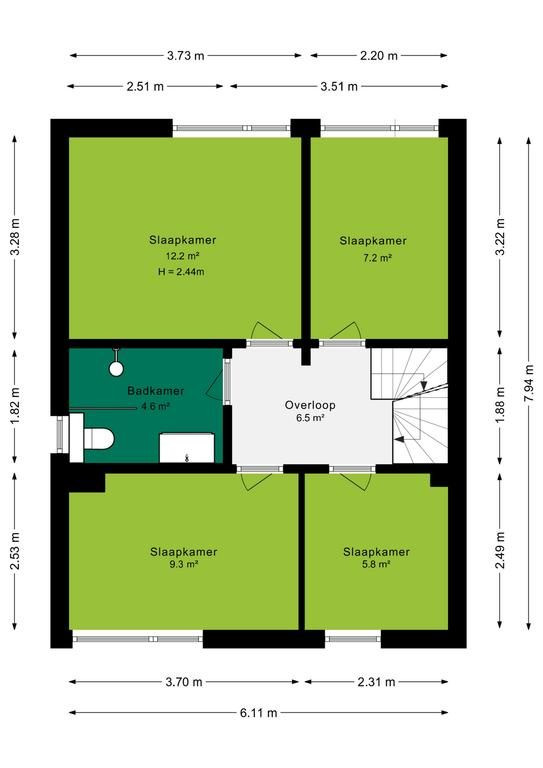 Hoekwoning te koop: Meerkerkstraat 1, Arnhem