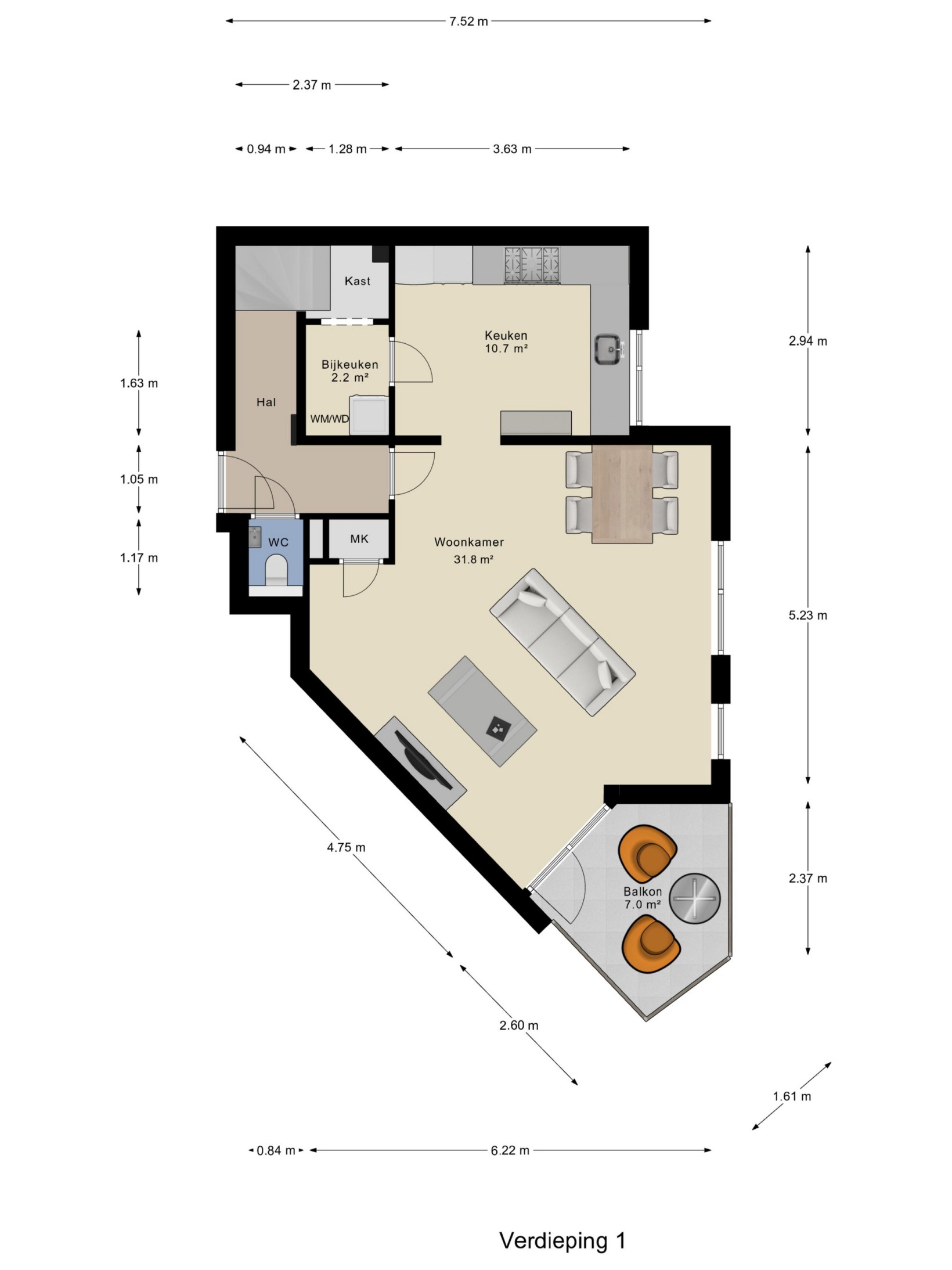 Appartement te koop: Aagtekerkesingel 28, Arnhem