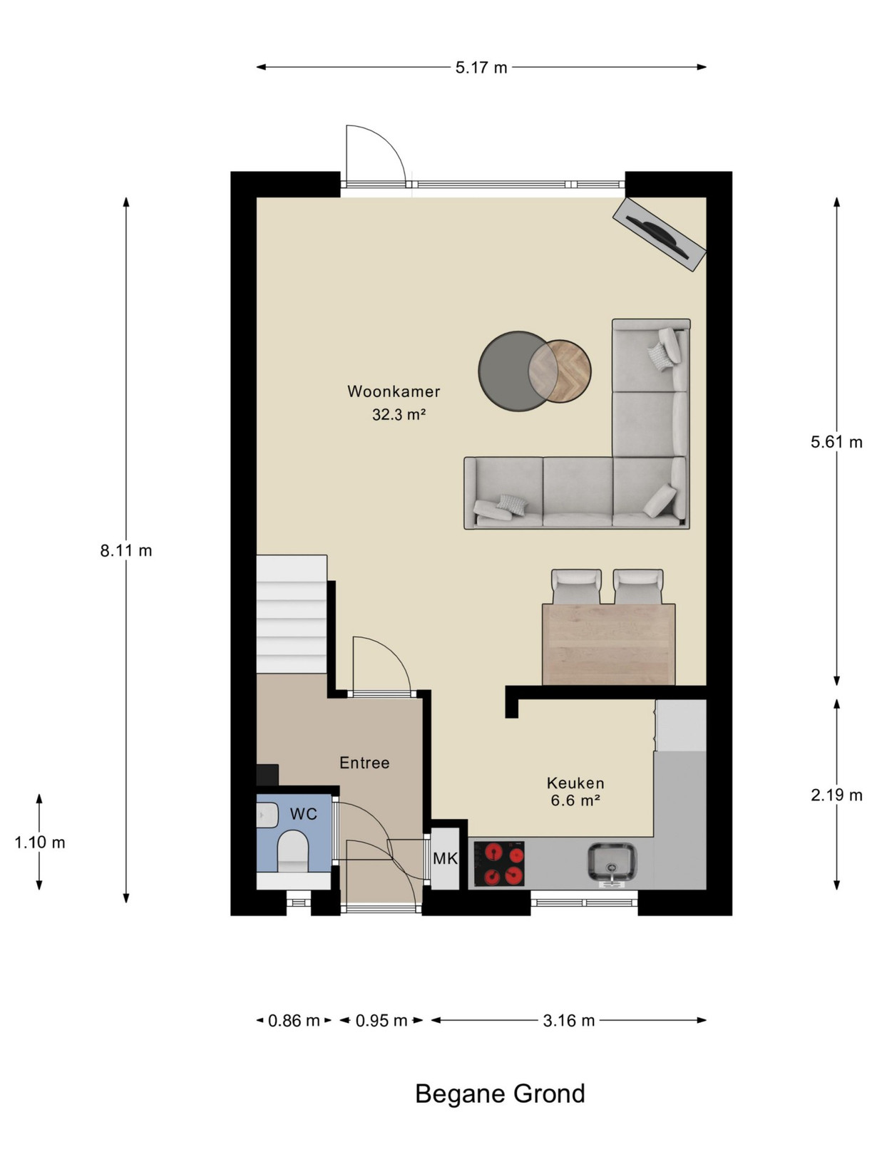 Tussenwoning te koop: Horststraat 16, Arnhem