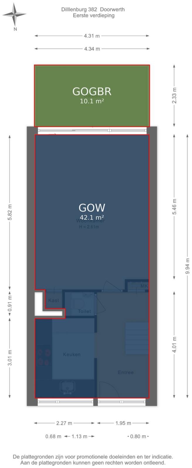 Appartement te koop: Dillenburg 382, Doorwerth