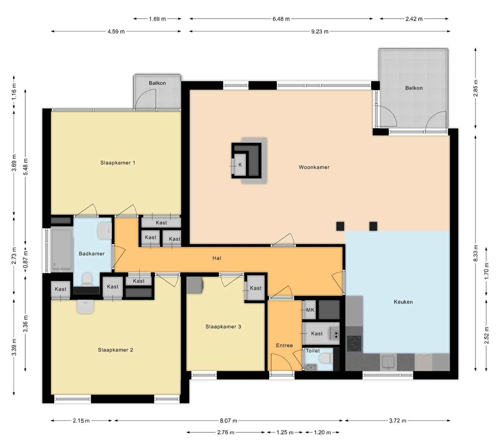 Appartement te koop: Heemskerklaan 16, Velp