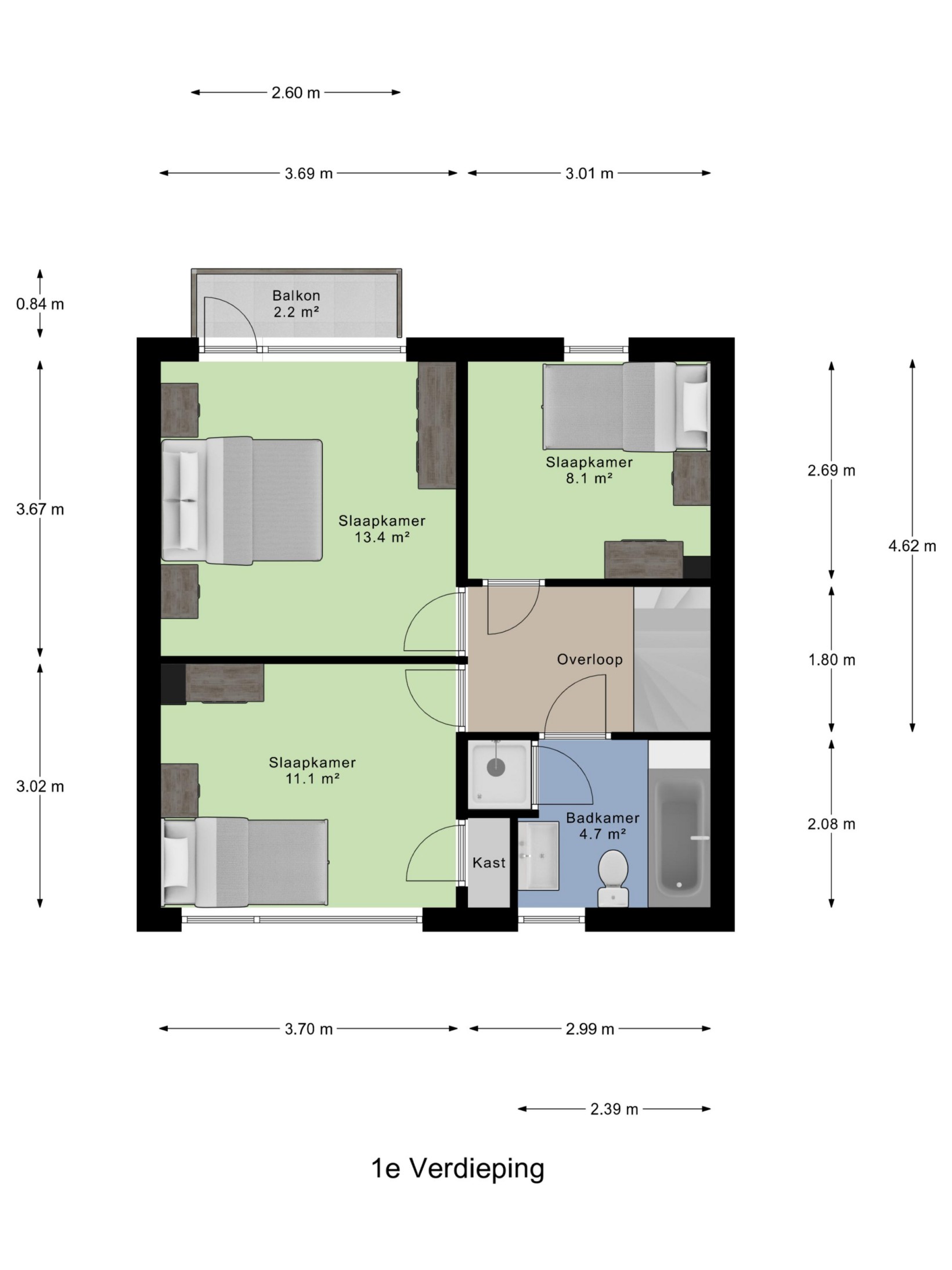 Tussenwoning te koop: Zwanensingel 16, Velp
