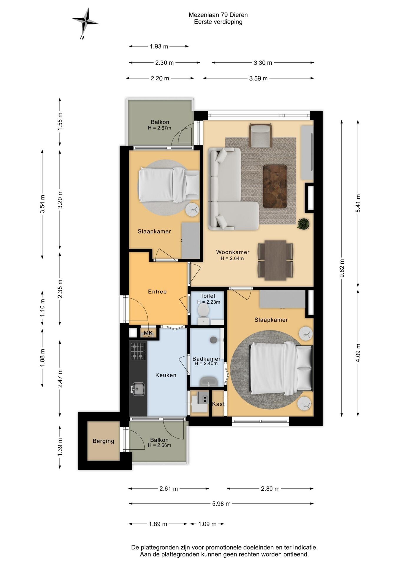 Appartement te koop: Mezenlaan 79, Dieren