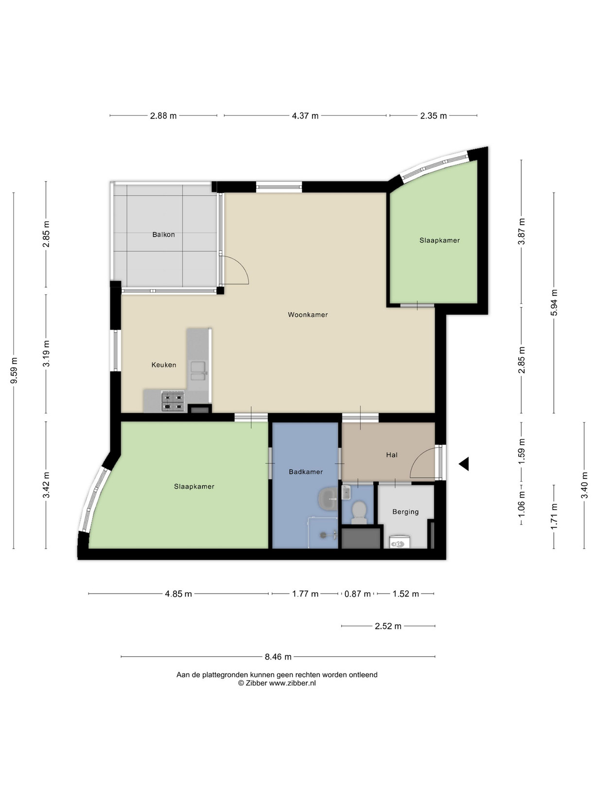 Appartement te koop: Vogelplantsoen 242, Dieren