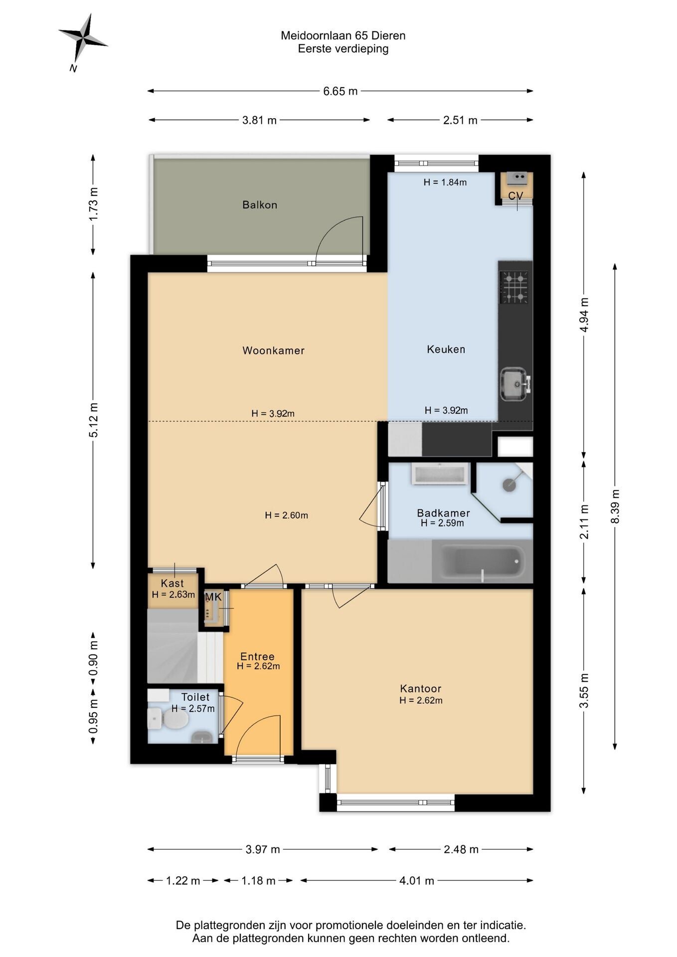 Appartement te koop: Meidoornlaan 65, Dieren