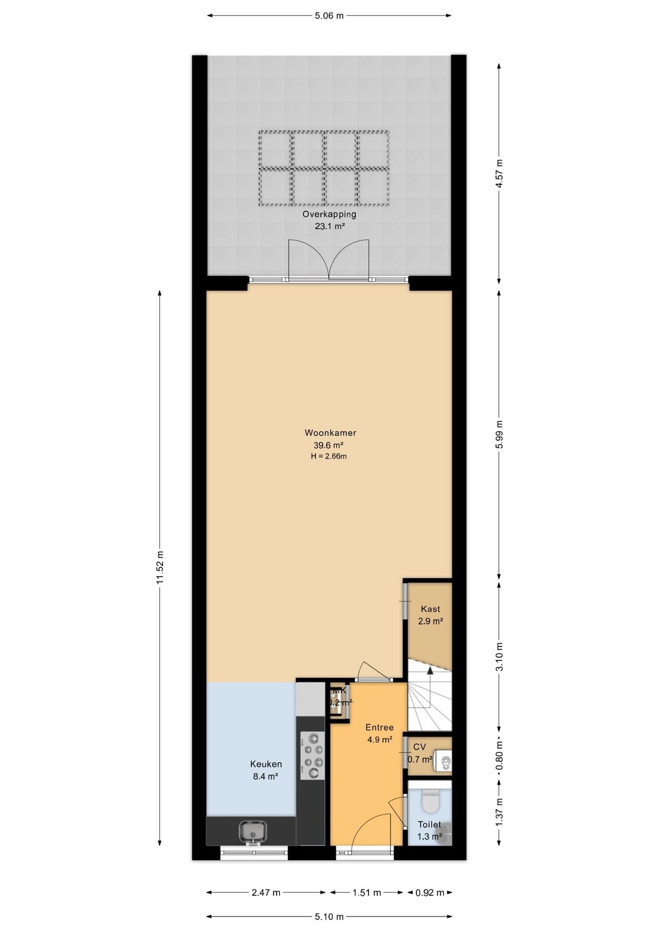 Tussenwoning te koop: Hooimate 17, Brummen