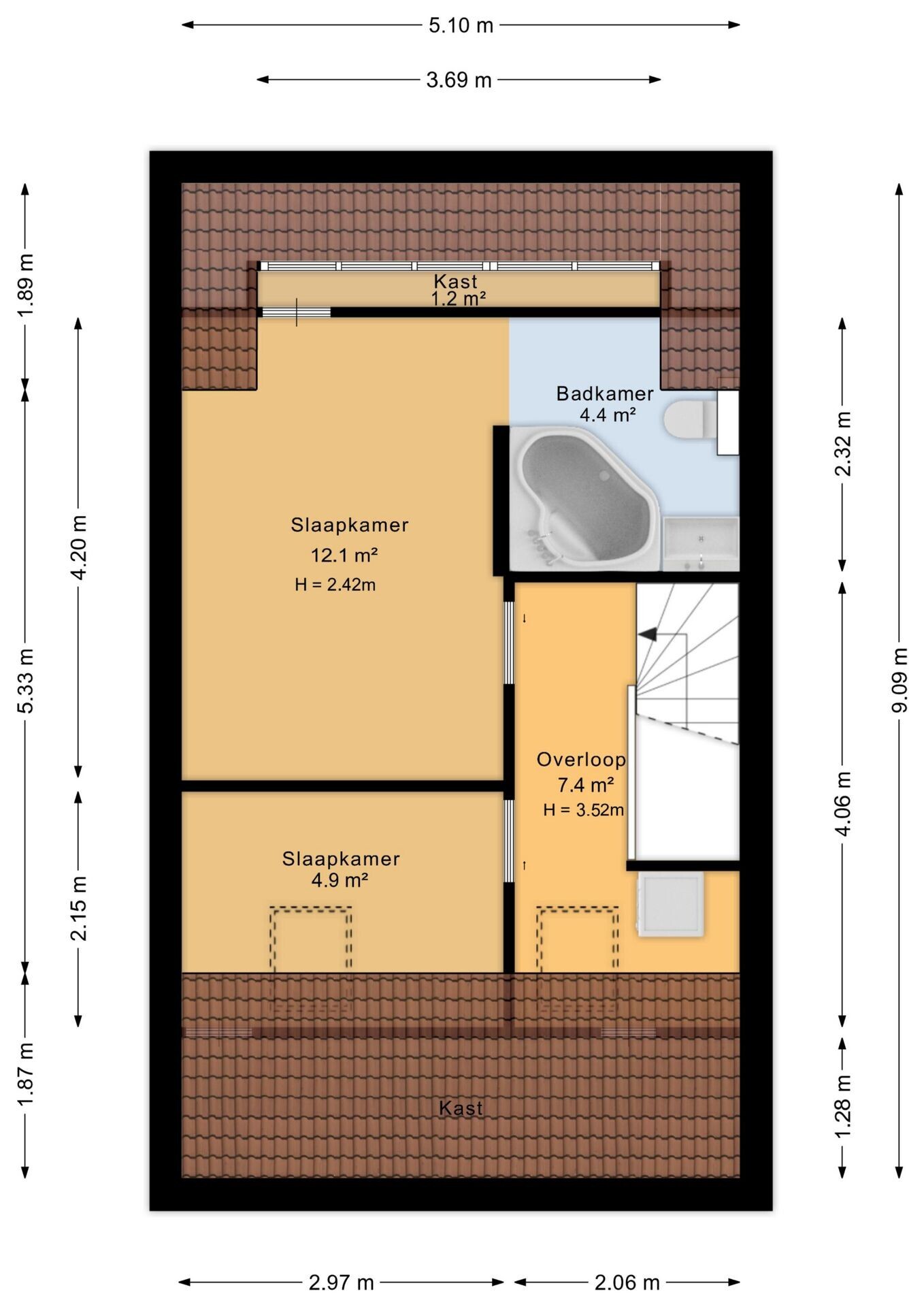 Tussenwoning te koop: Hooimate 17, Brummen