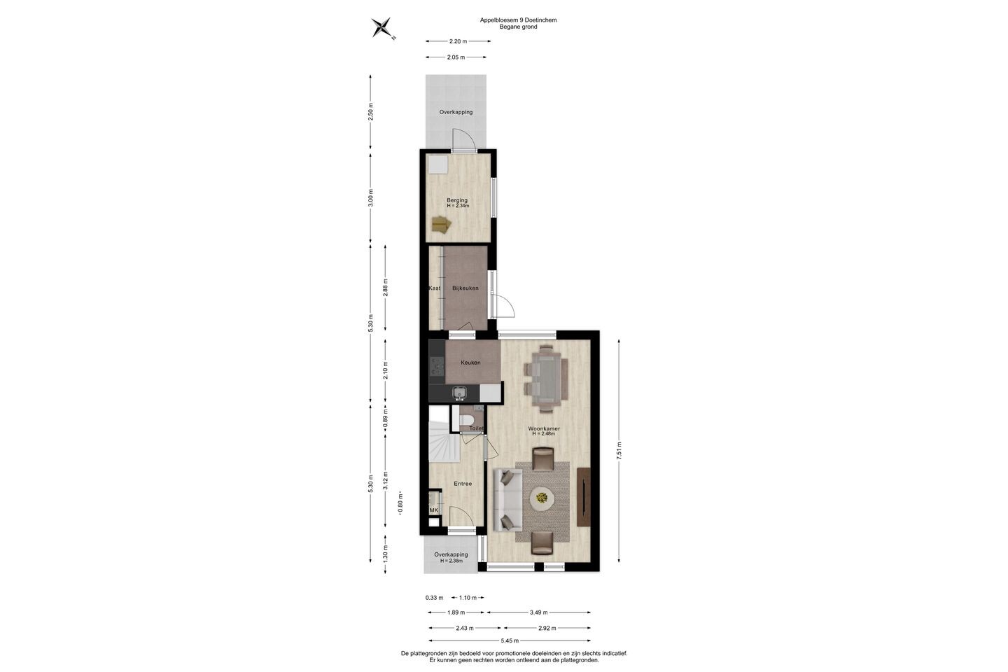 Tussenwoning te koop: Appelbloesem 9, Doetinchem