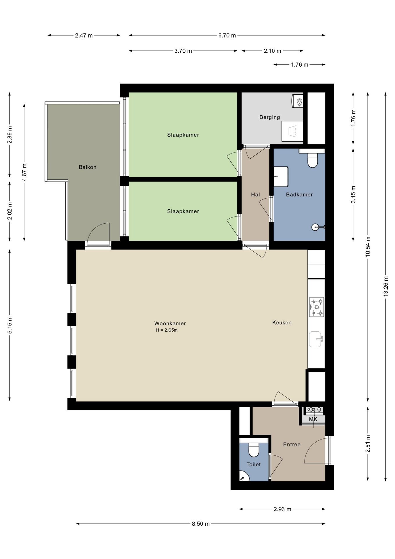 Appartement te koop: Contrescarp 126, Zutphen