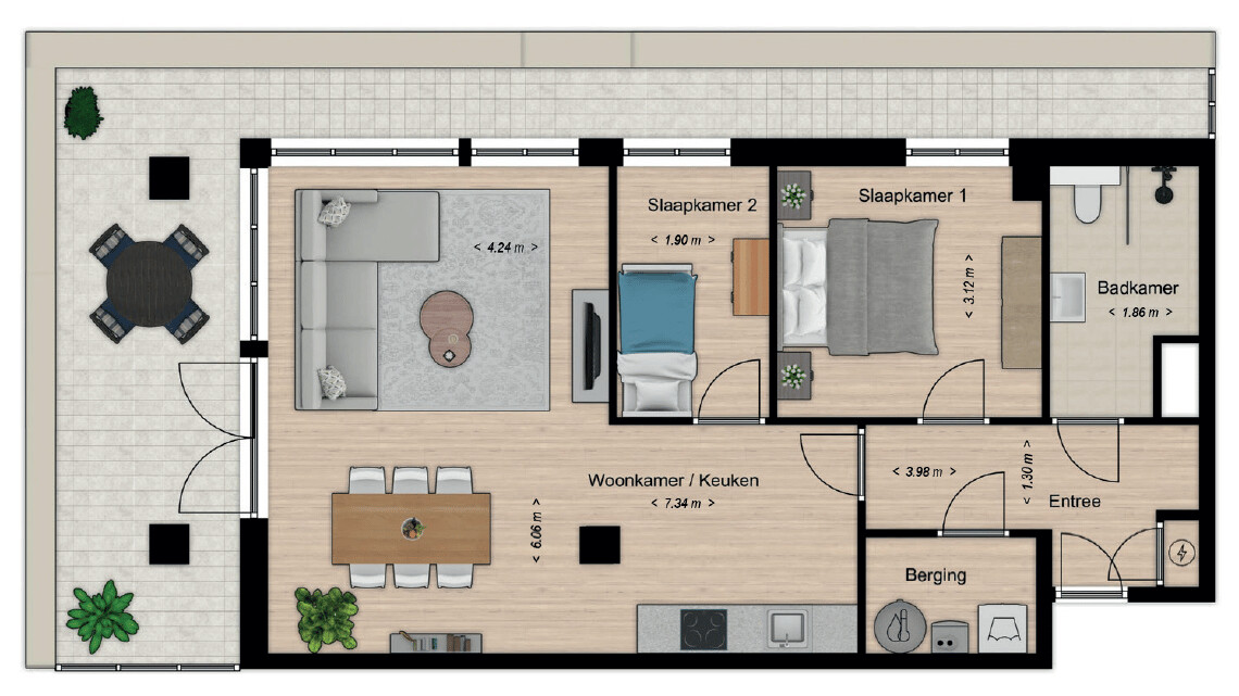 Appartement te huur: Handelstraat 134, Apeldoorn