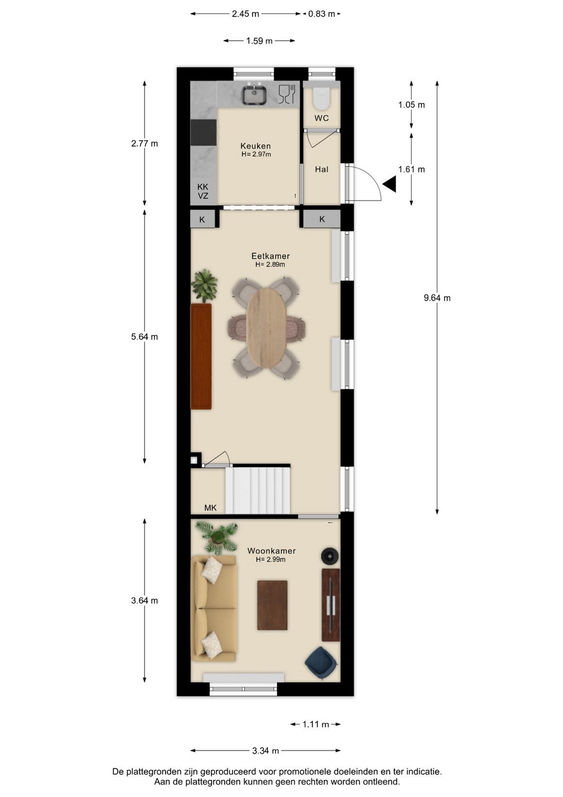 Twee-onder-één-kap te koop: Arbeidstraat 8, Apeldoorn
