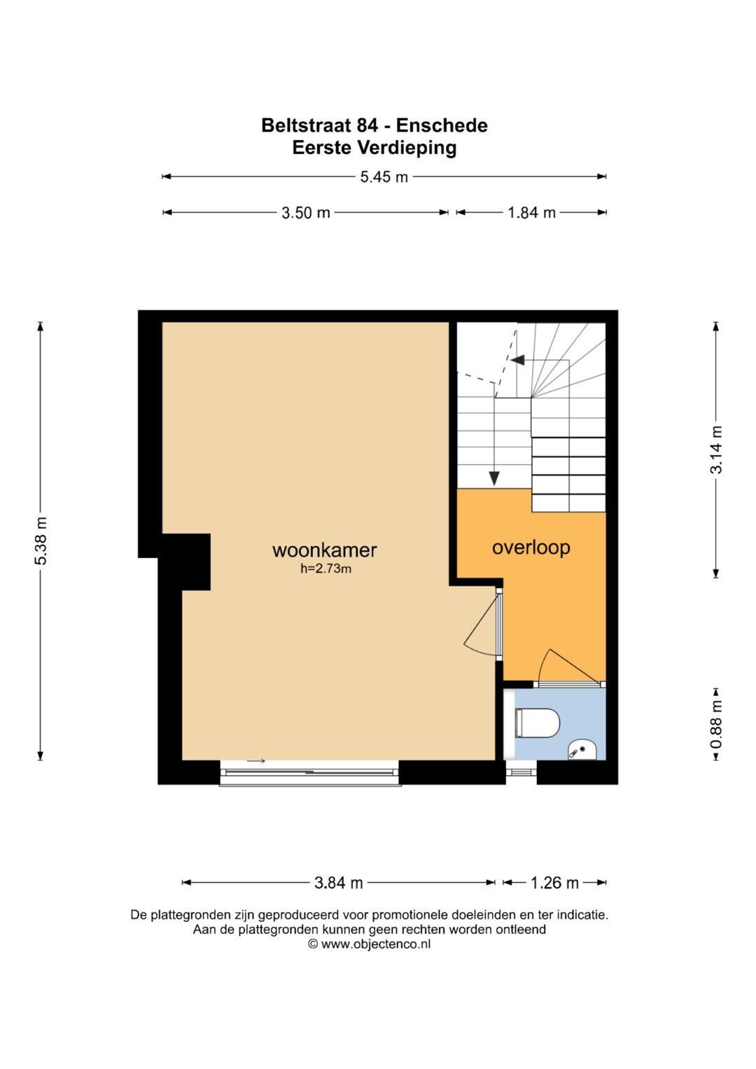 Appartement te koop: Beltstraat 84, Enschede