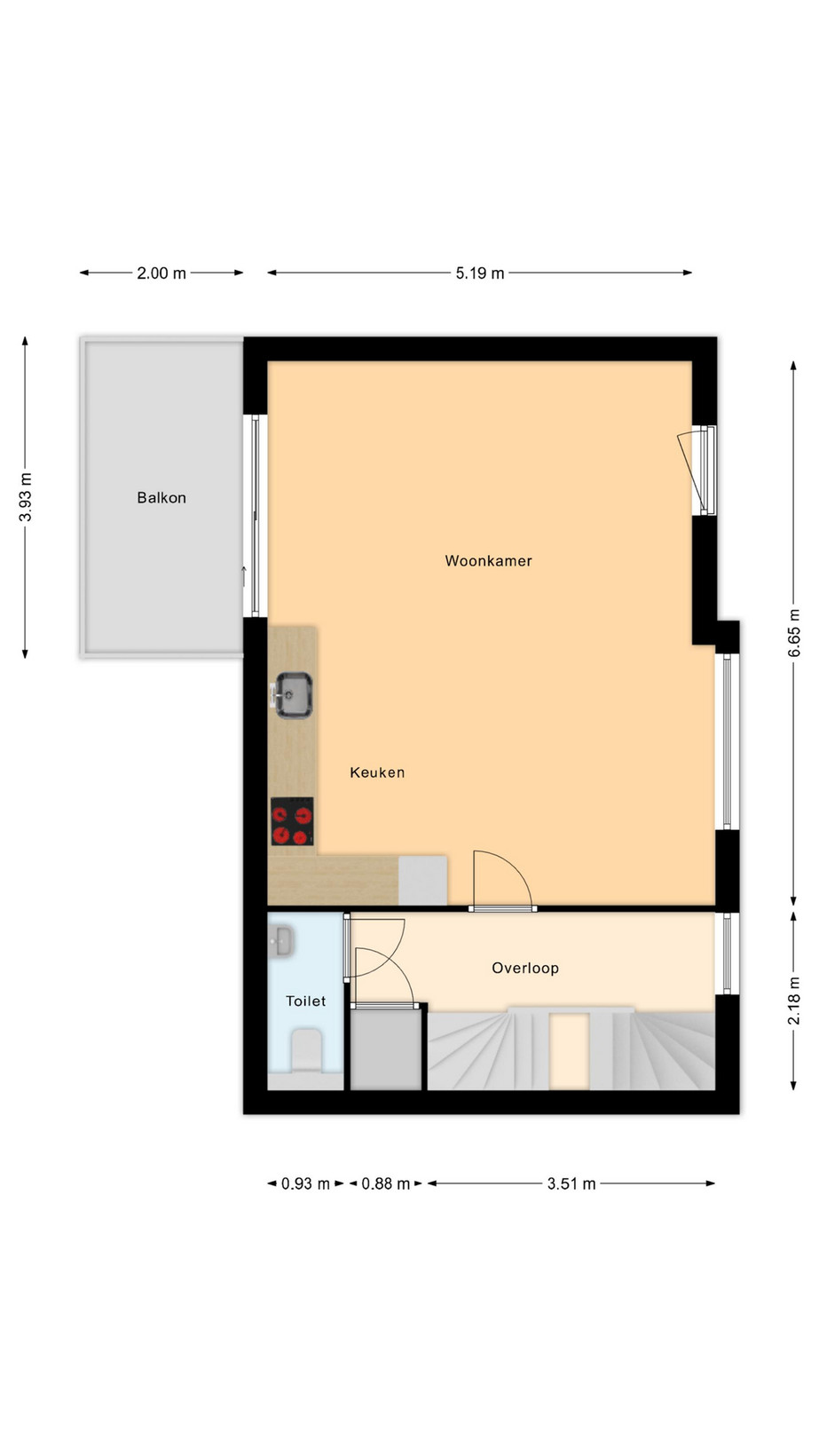 Tussenwoning te koop: Deurningerstraat 72, Enschede