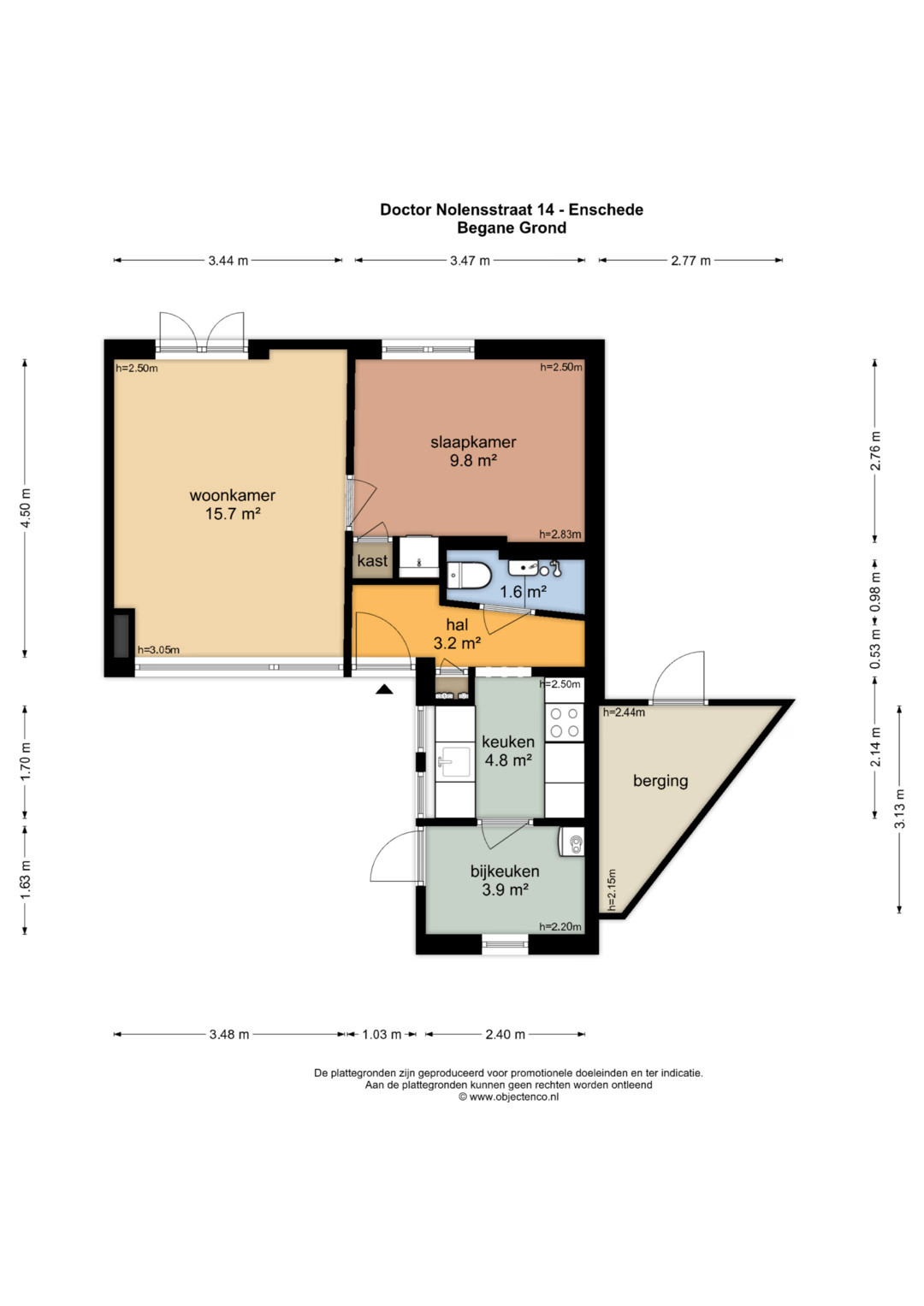 Hoekwoning te koop: Dr. Nolensstraat 14, Enschede