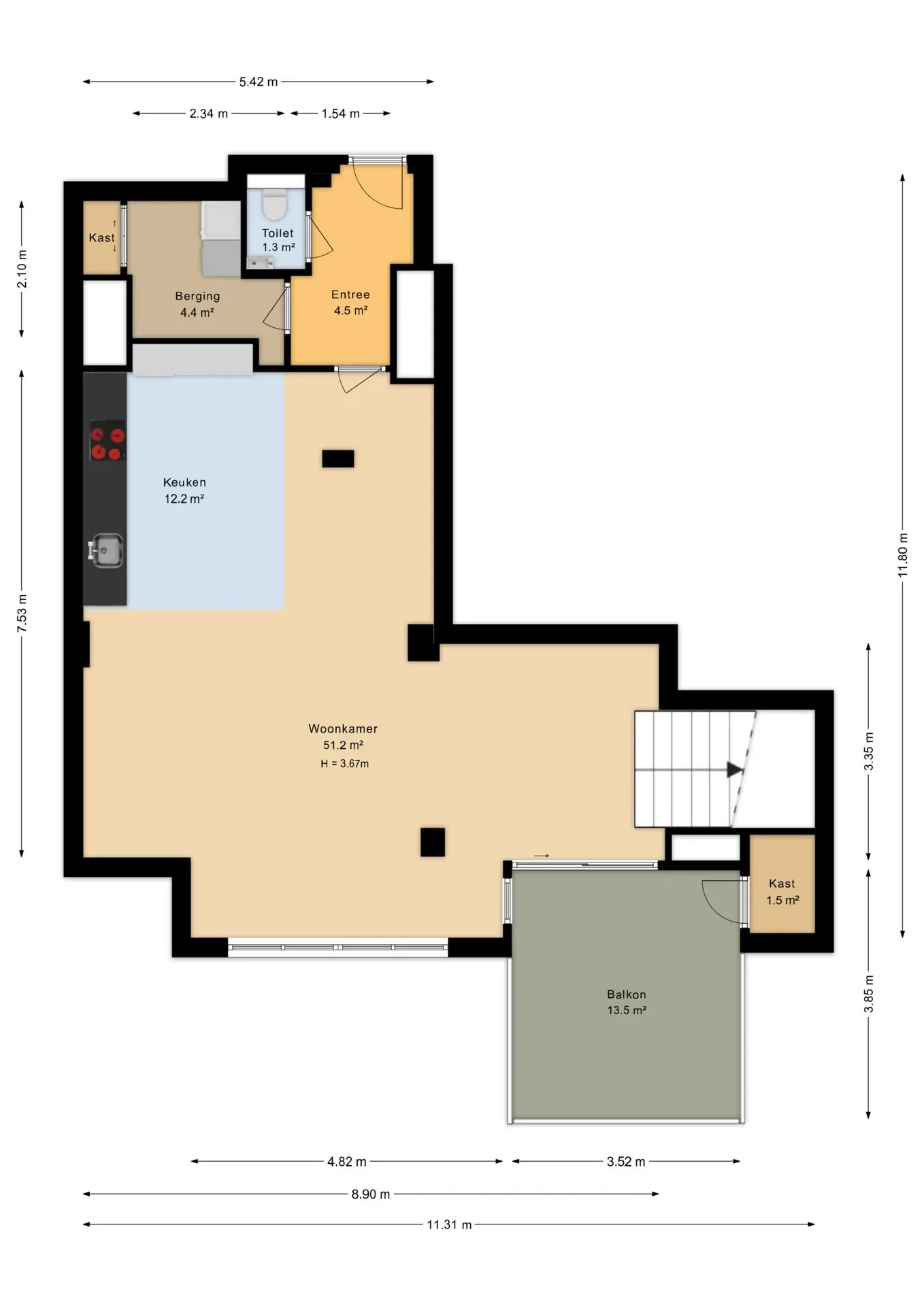 Appartement te koop: Brouwerijstraat 40-13, Enschede