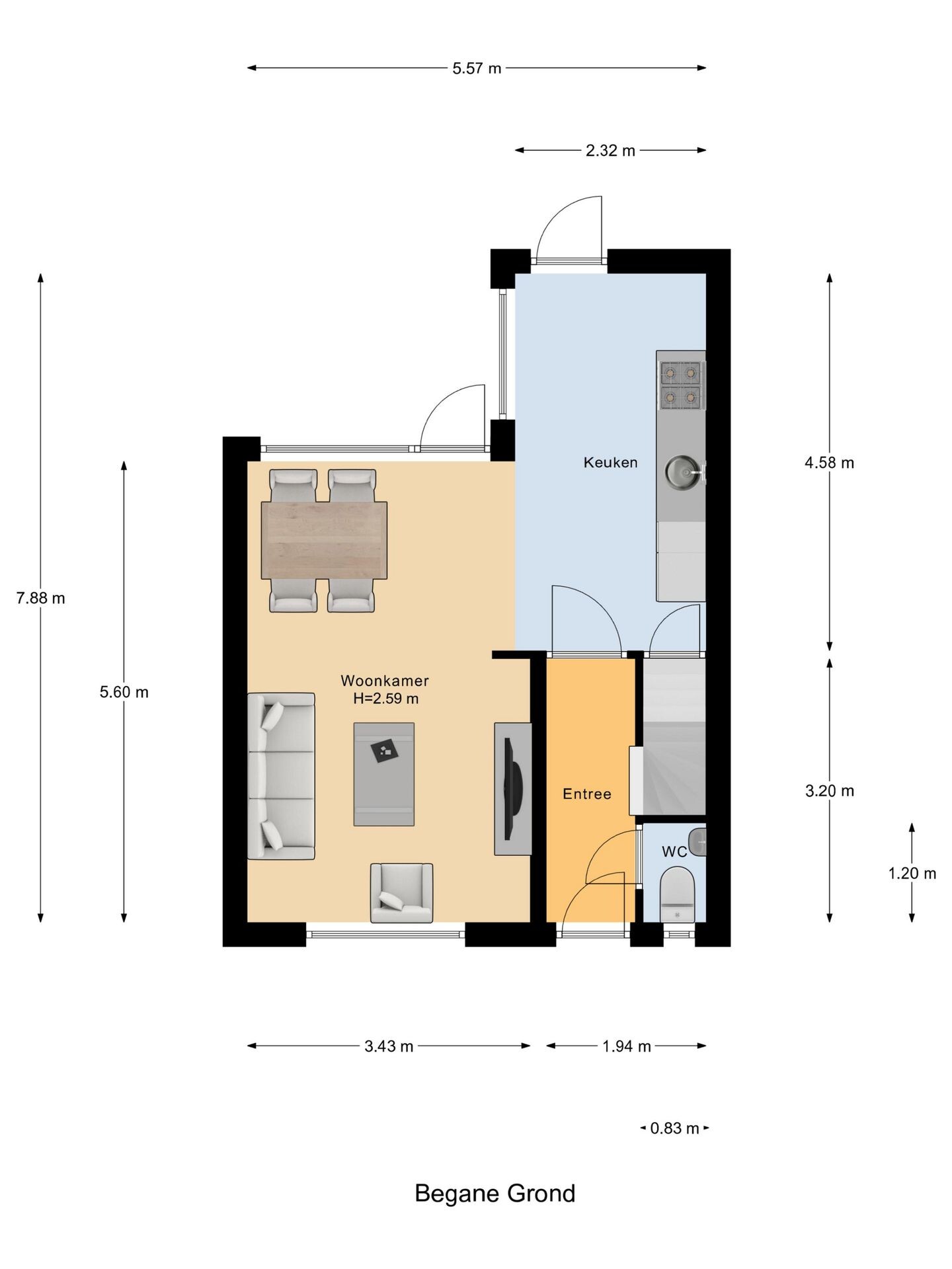 Tussenwoning te koop: W.C. Schoutenstraat 9, Enschede