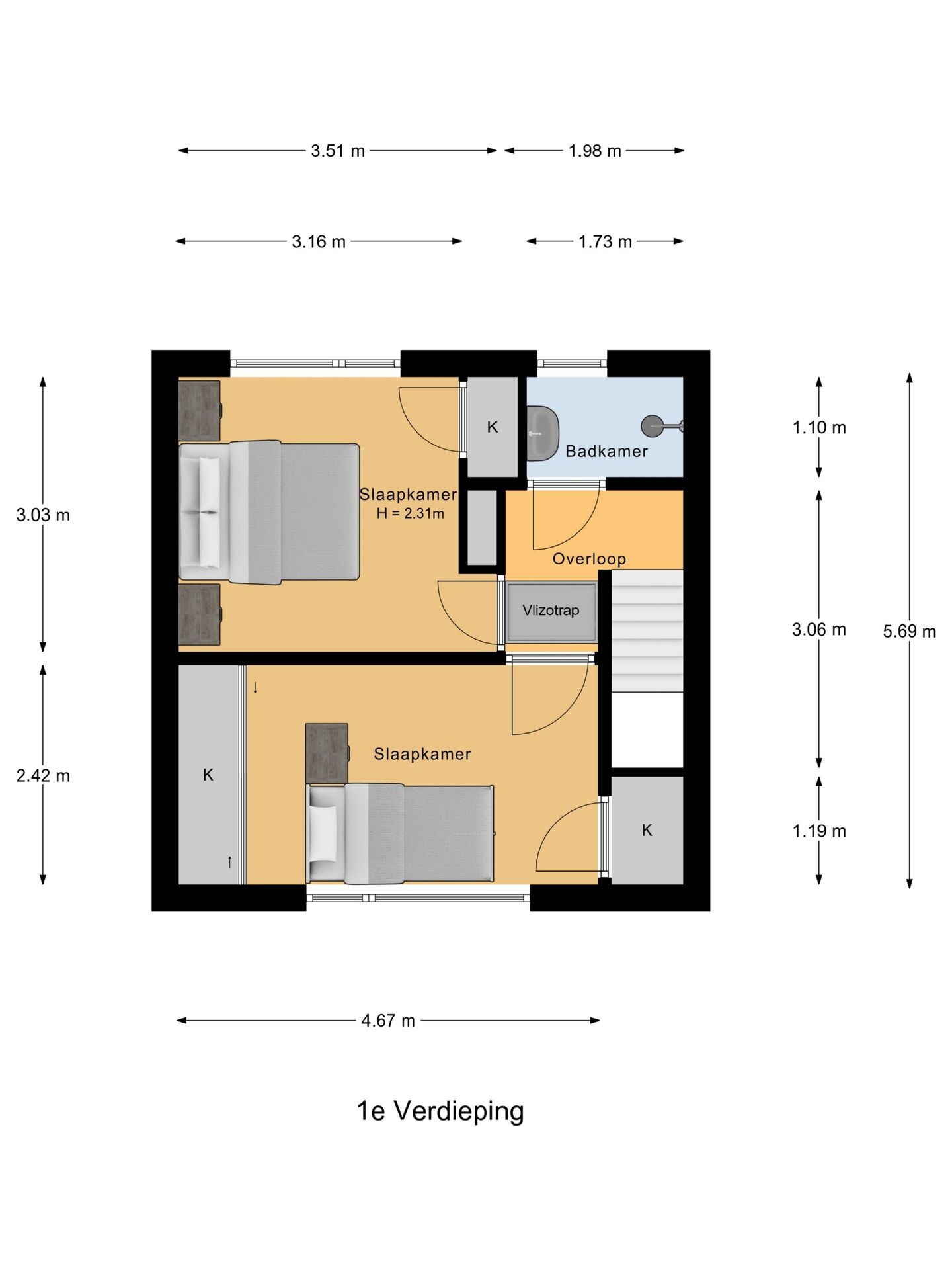 Tussenwoning te koop: W.C. Schoutenstraat 9, Enschede