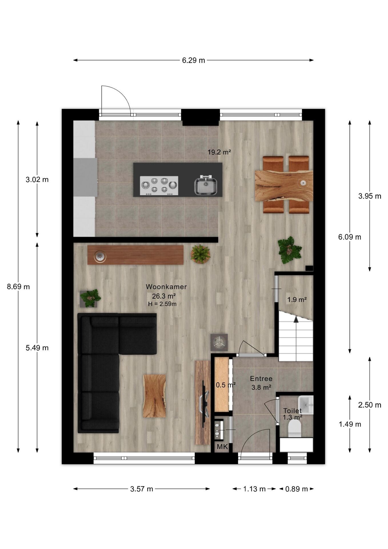 Hoekwoning te koop: Johanna van Burenstraat 14, Hengelo