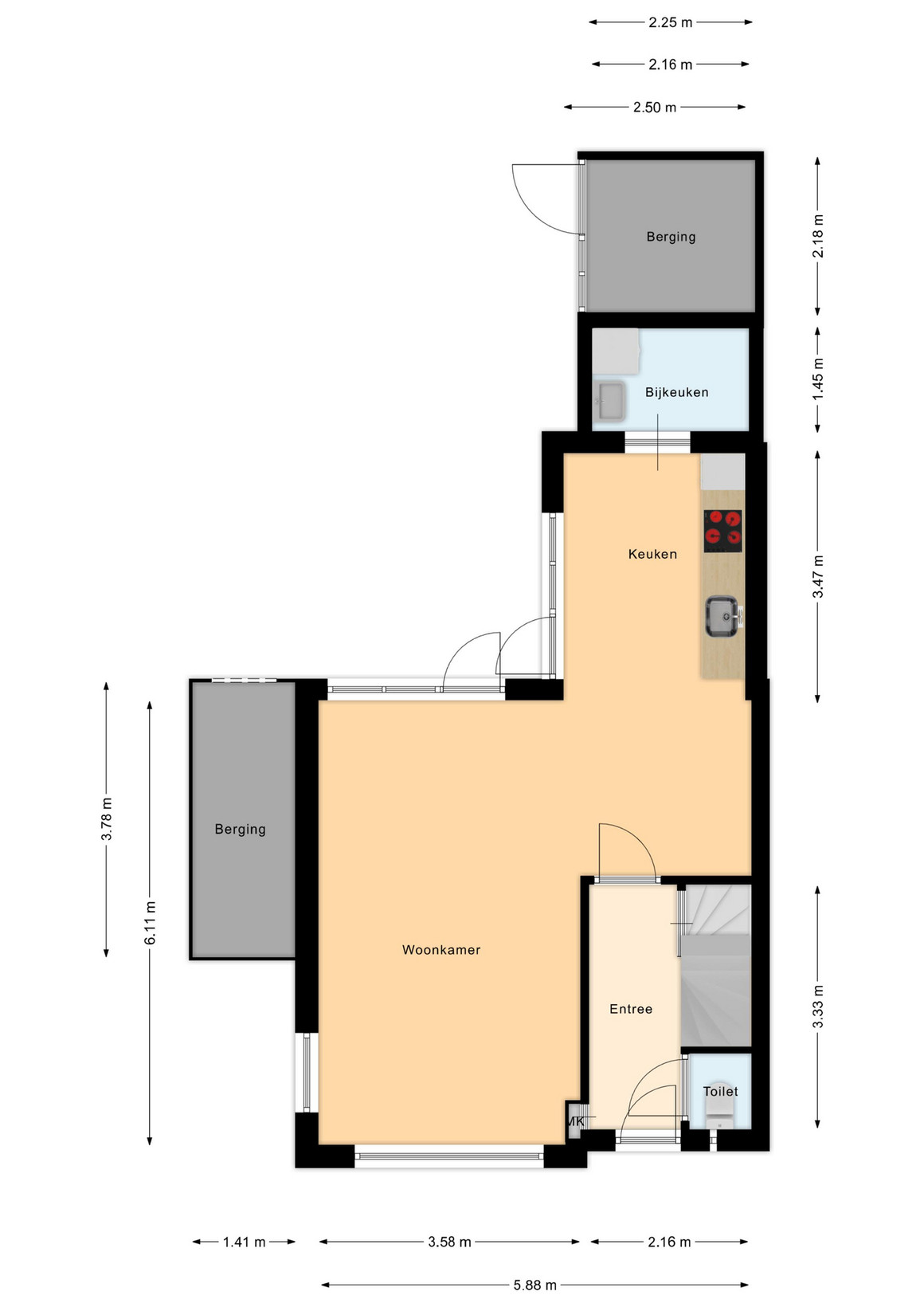 Hoekwoning te koop: P.J. Geldermanstraat 63, Oldenzaal
