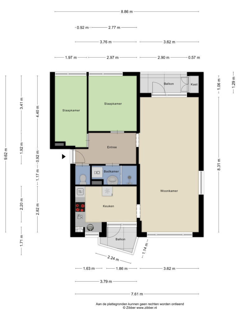 Appartement te koop: Meindert Hobbemastraat 50, Almelo