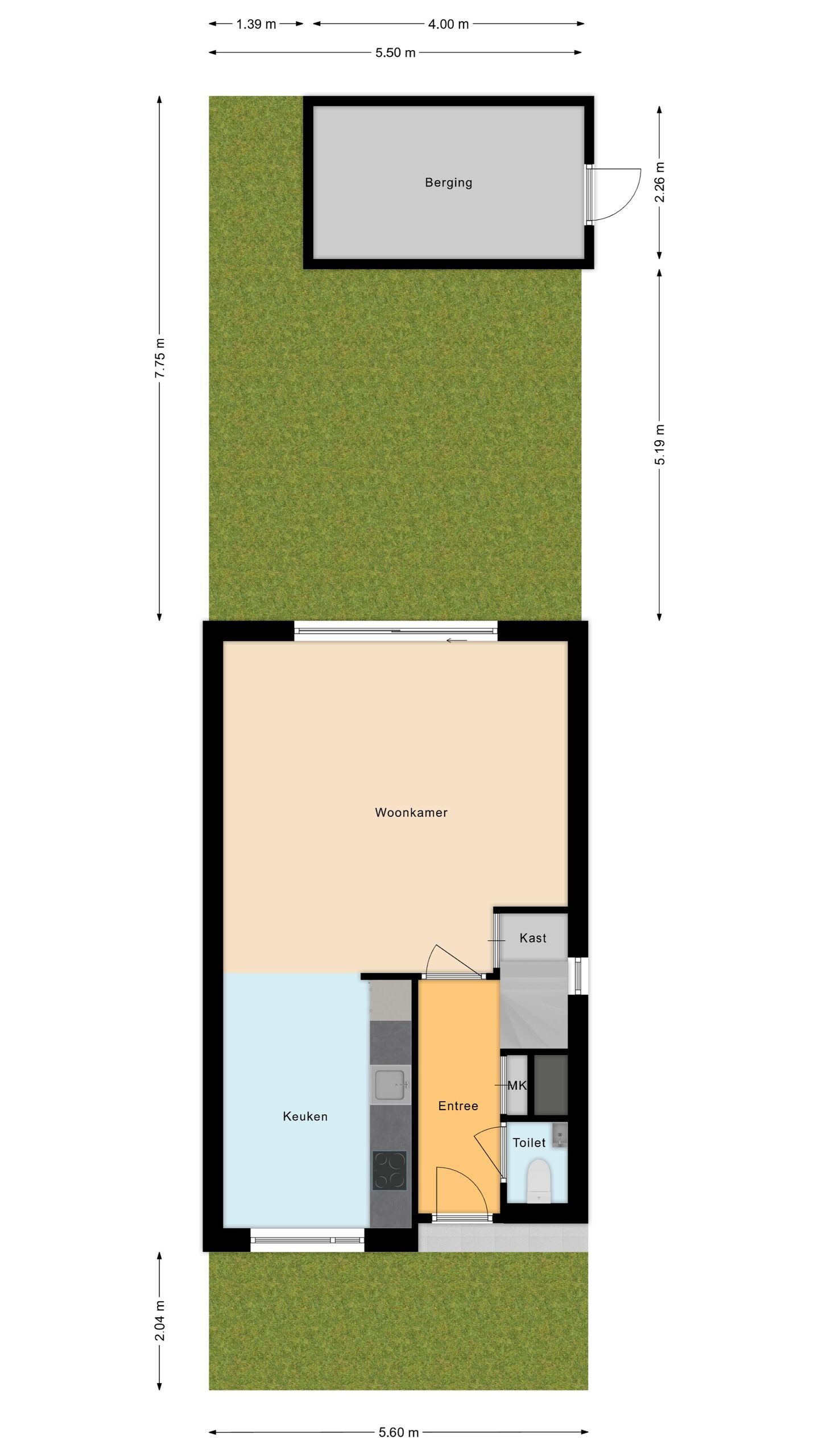 Hoekwoning te koop: Concordiastraat 49, Meppel