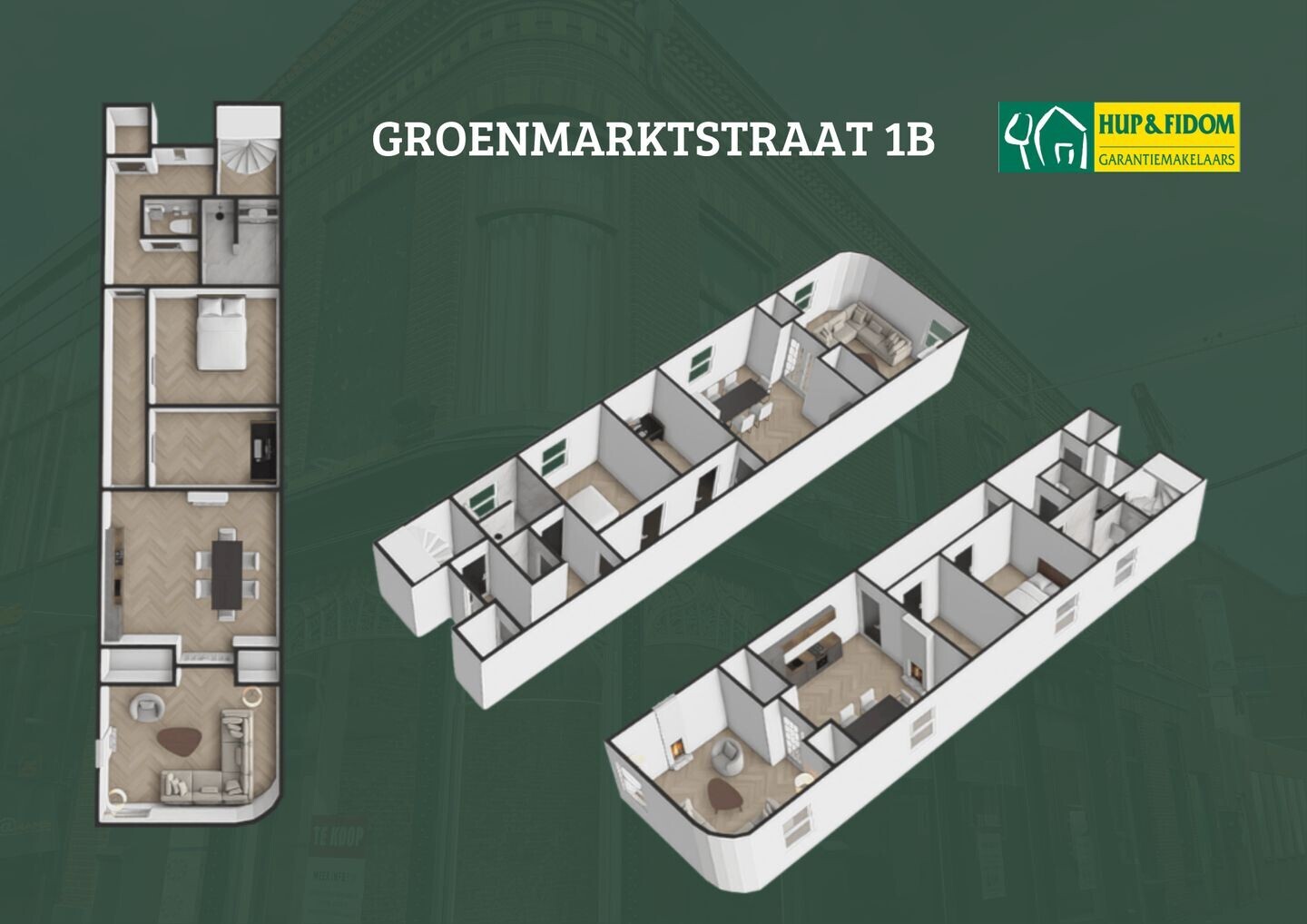 Appartement te koop: Groenmarktstraat 1B, Meppel