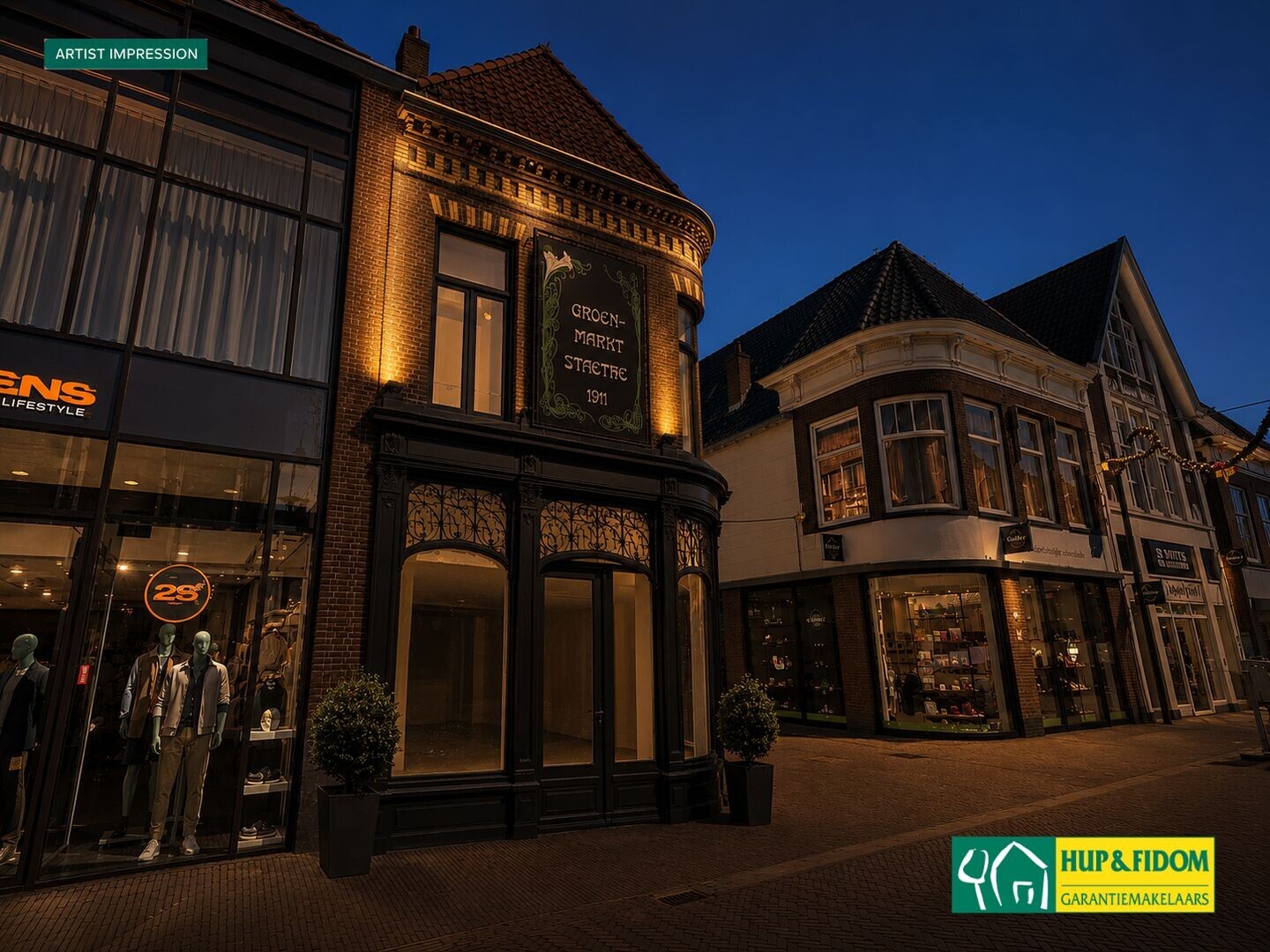 Appartement te koop: Groenmarktstraat 1B, Meppel
