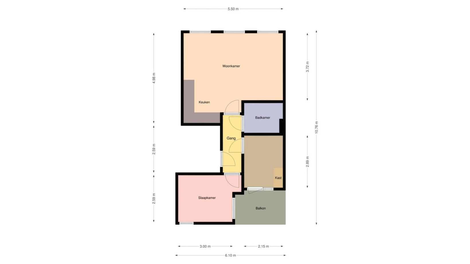 Appartement te koop: Kamperstraat 24A, Zwolle
