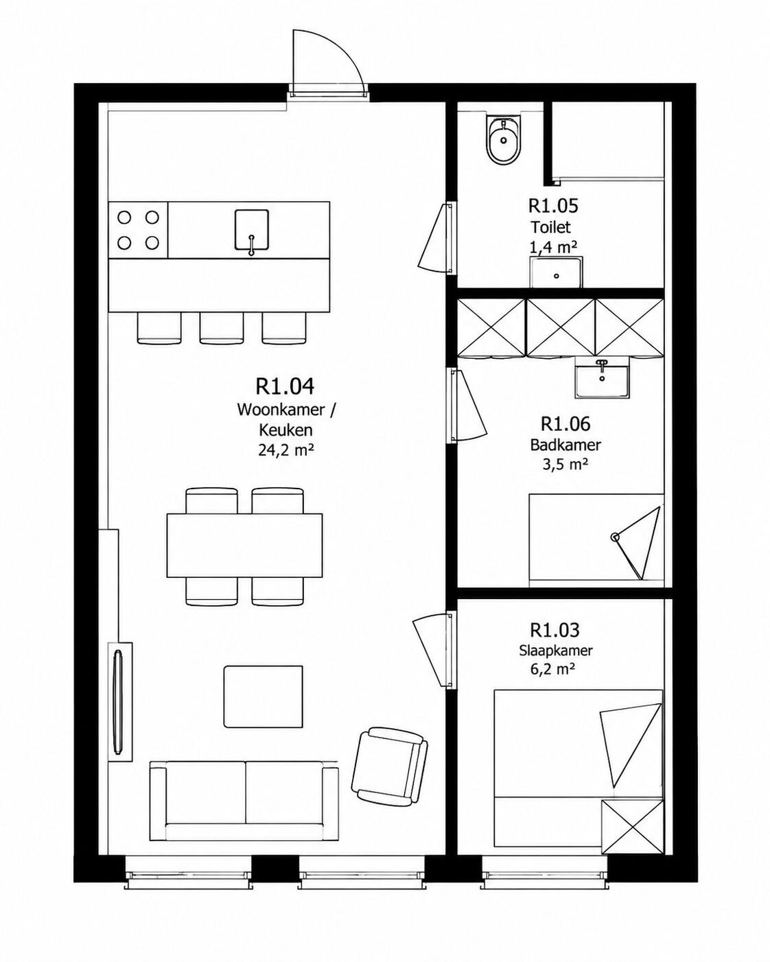 Studio te koop: Voorstraat 23A, Zwolle