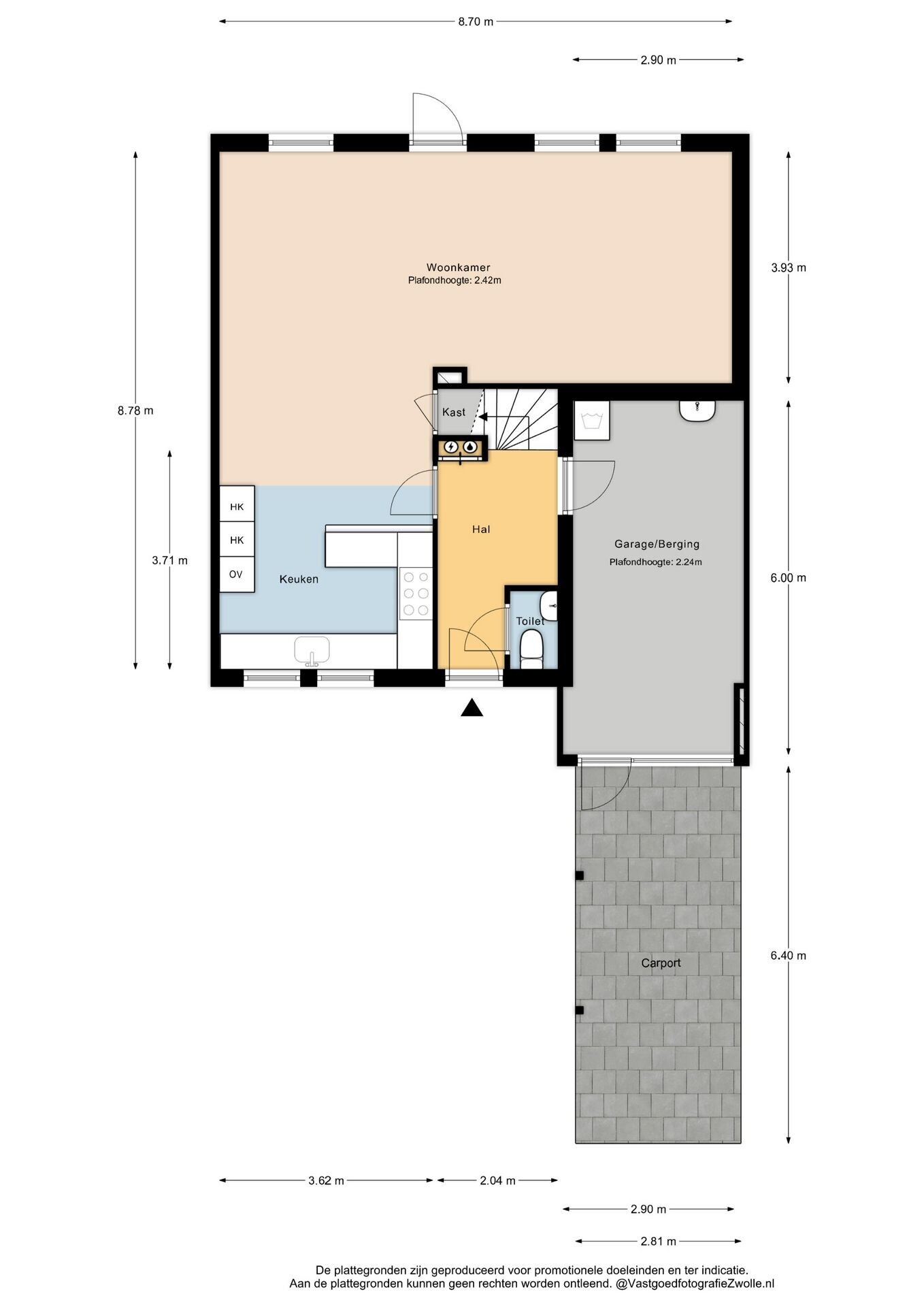 Hoekwoning te koop: Van Middachtenmarke 9, Zwolle
