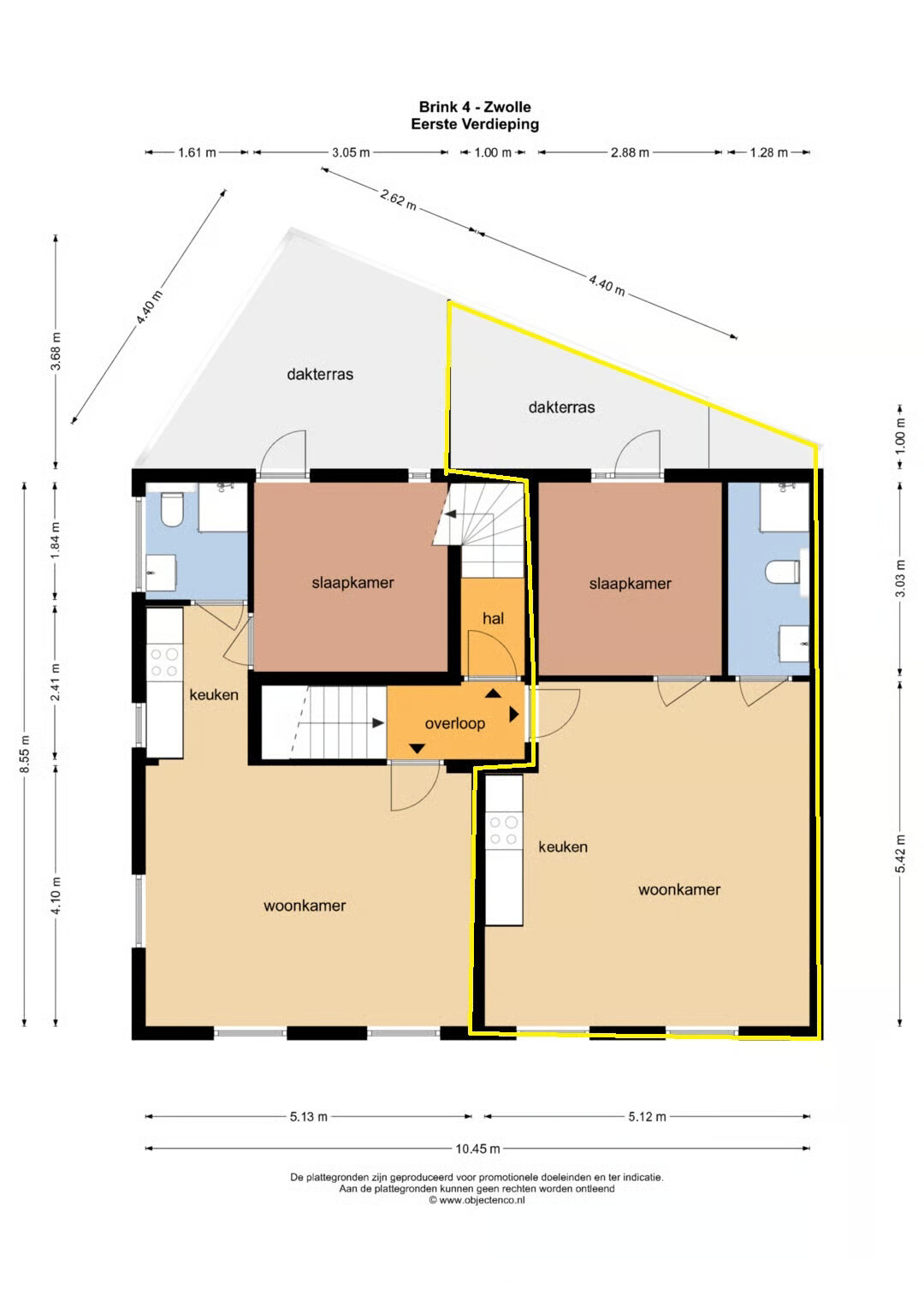 Studio te koop: Brink 4B, Zwolle